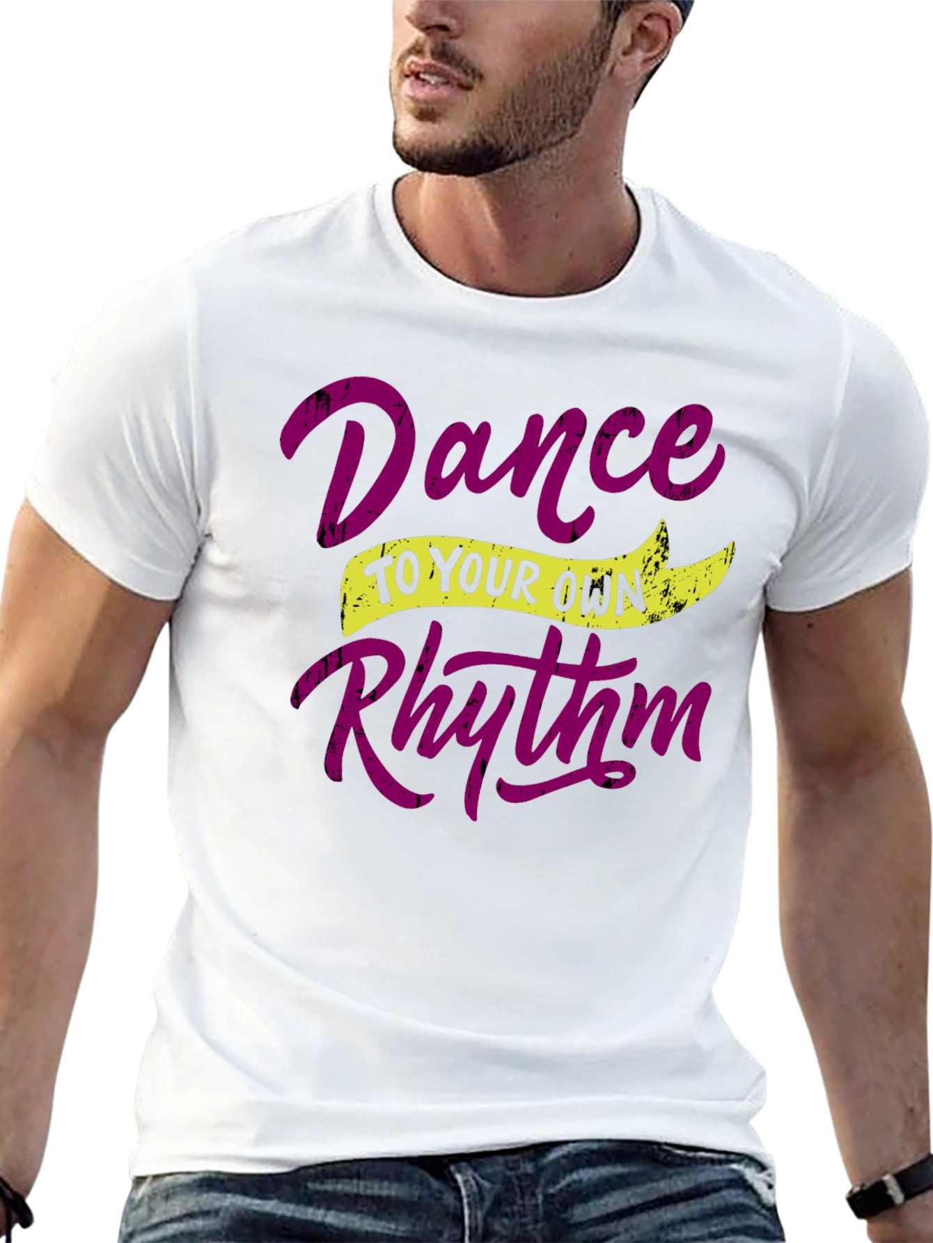 Black Dance to Your Own Rhythm Graphic Tee view 13