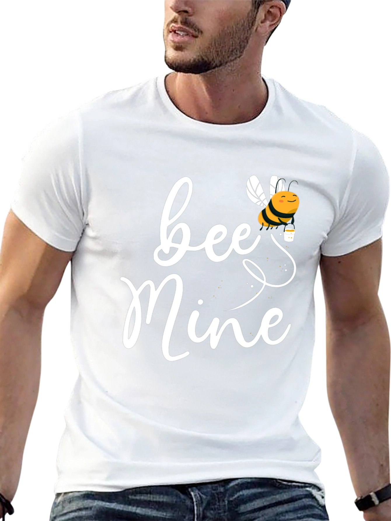 Black Bee Mine Graphic Tee - Valentine's Day Gift view 13
