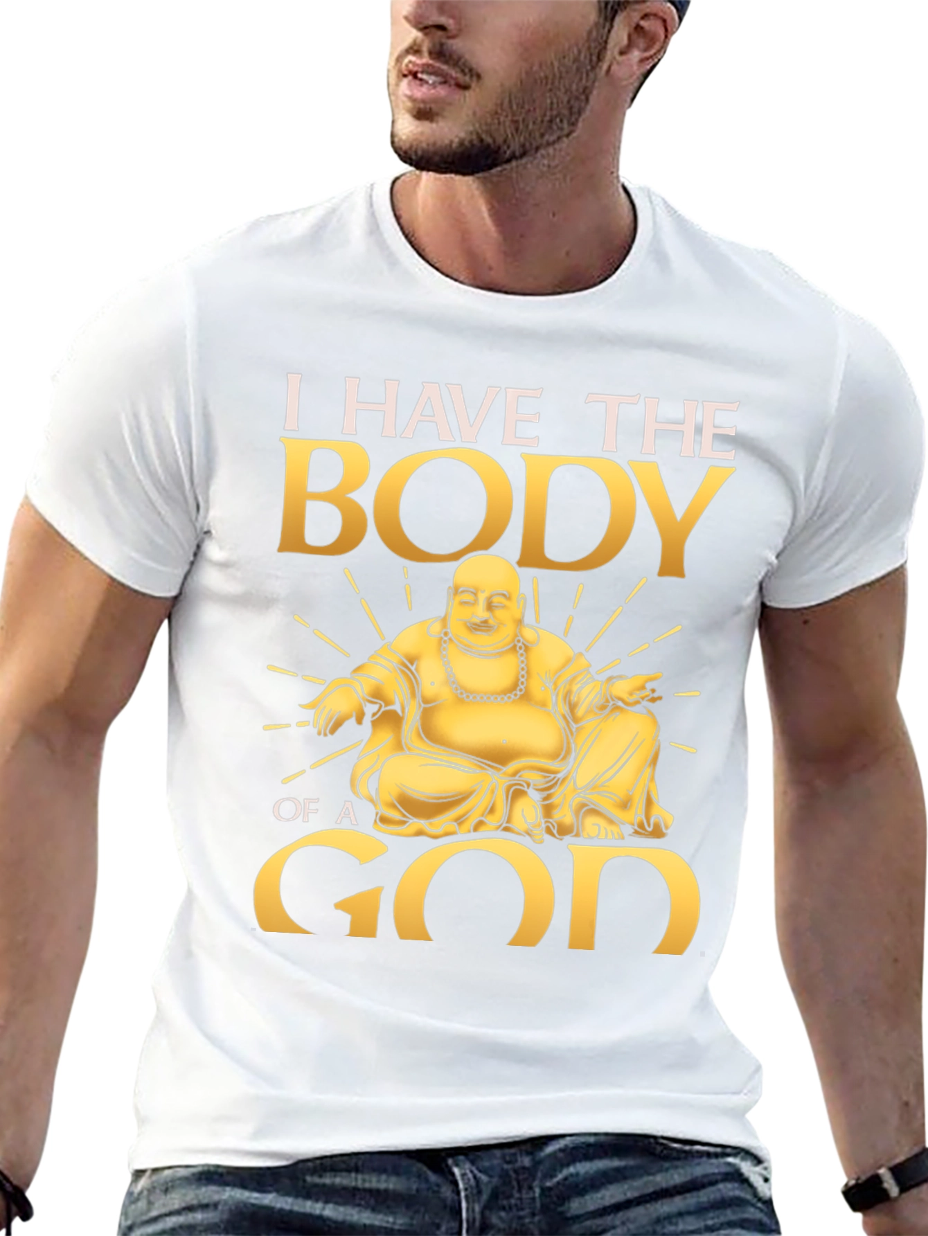 Body of a God Buddha Graphic T-Shirt - 13