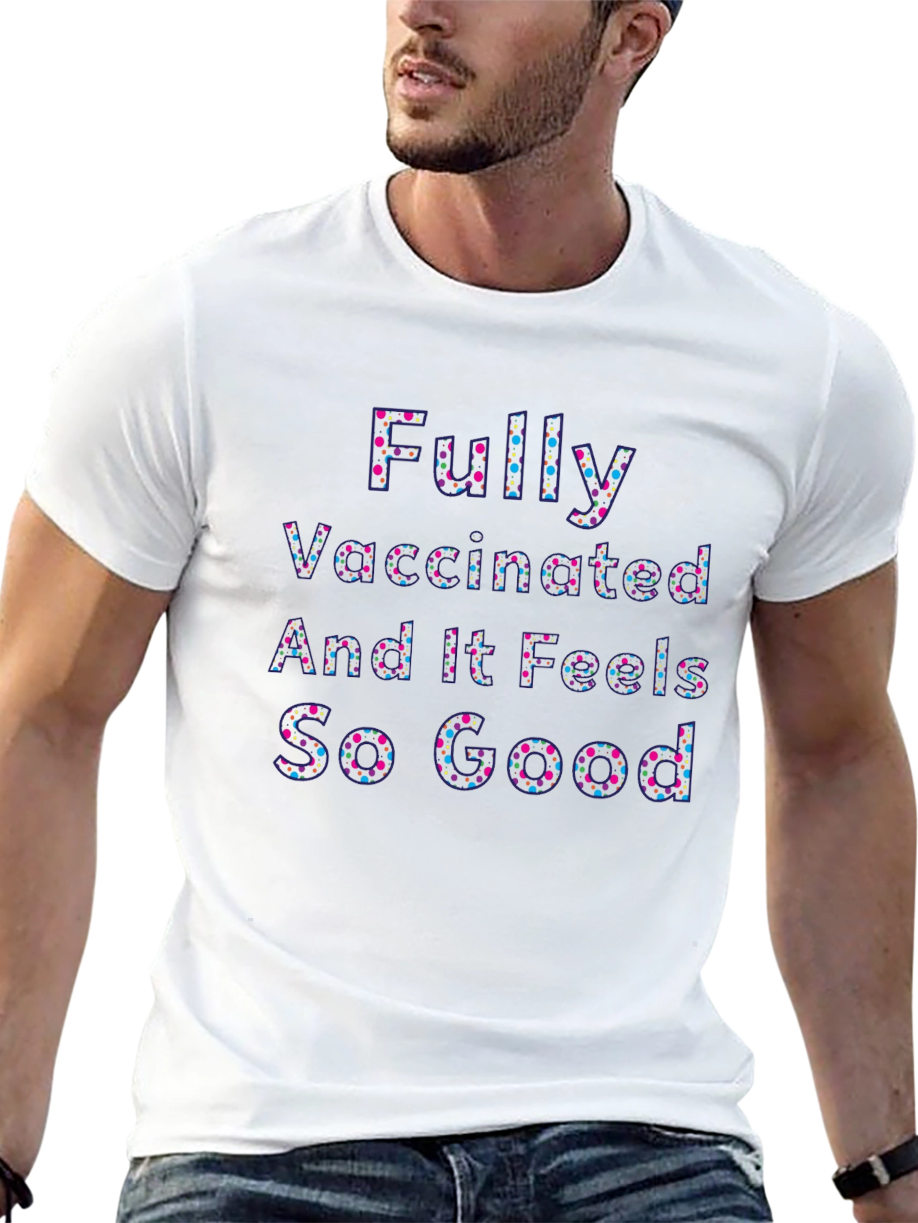 Black Fully Vaccinated T-Shirt view 13