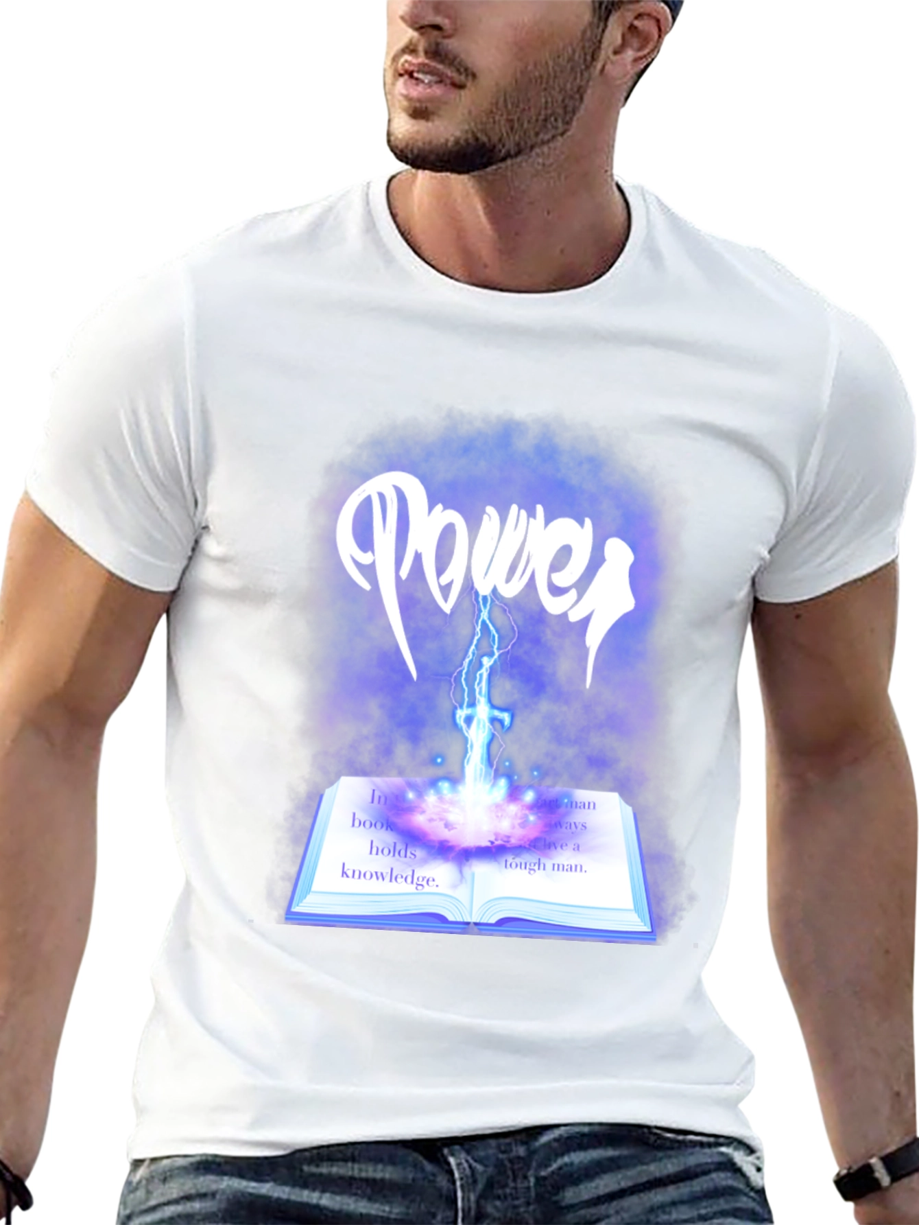 Black Power Knowledge Graphic Novelty T-Shirt view 13