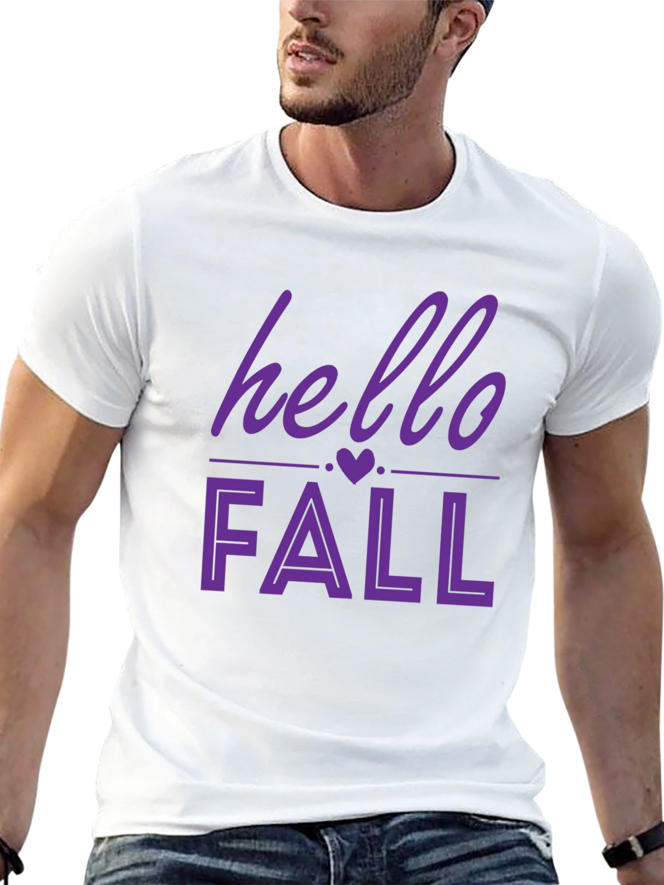 Black Hello Fall Graphic Tee view 13