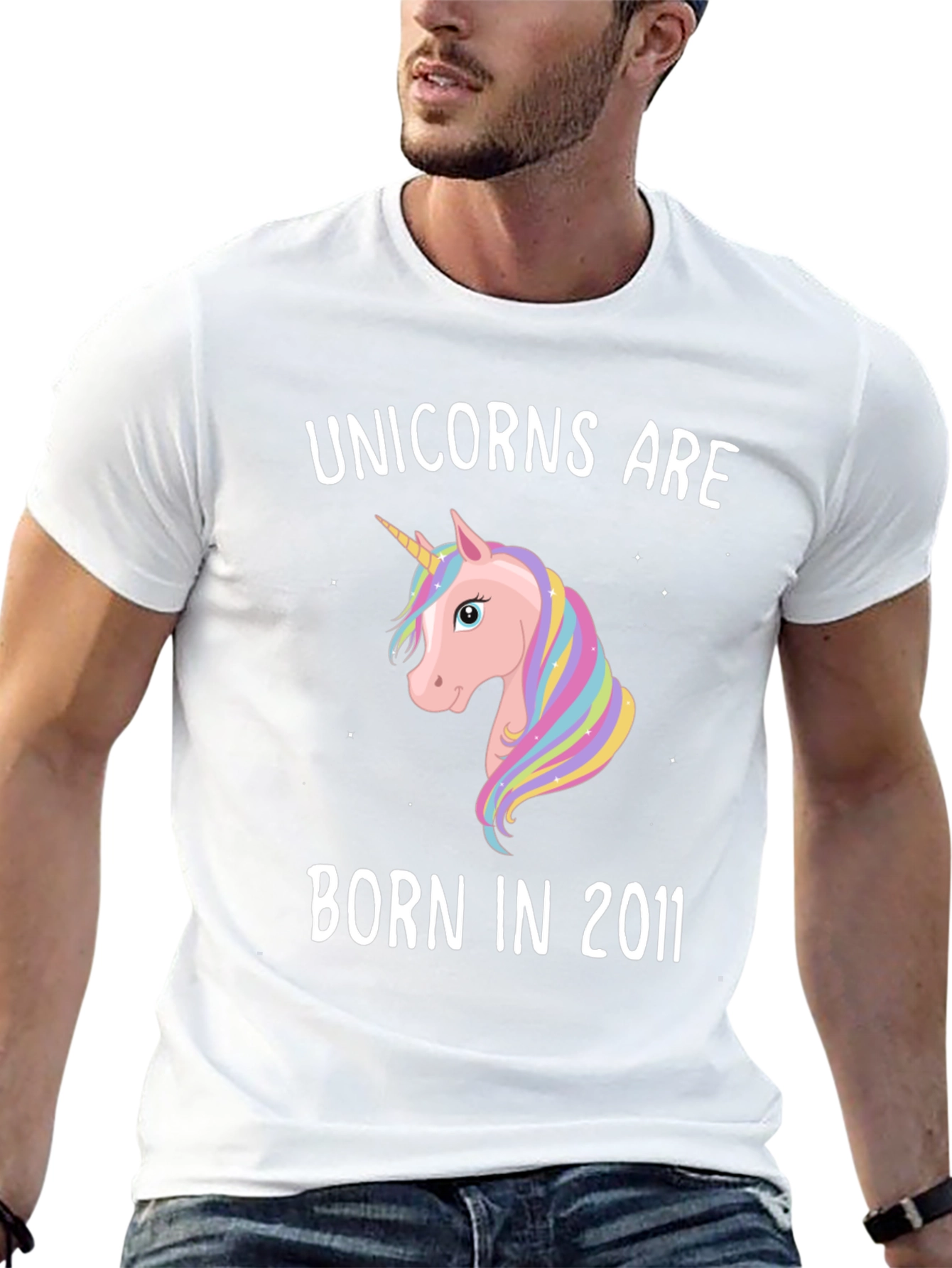 Black Unicorns Are Born In 2011 T-Shirt view 13