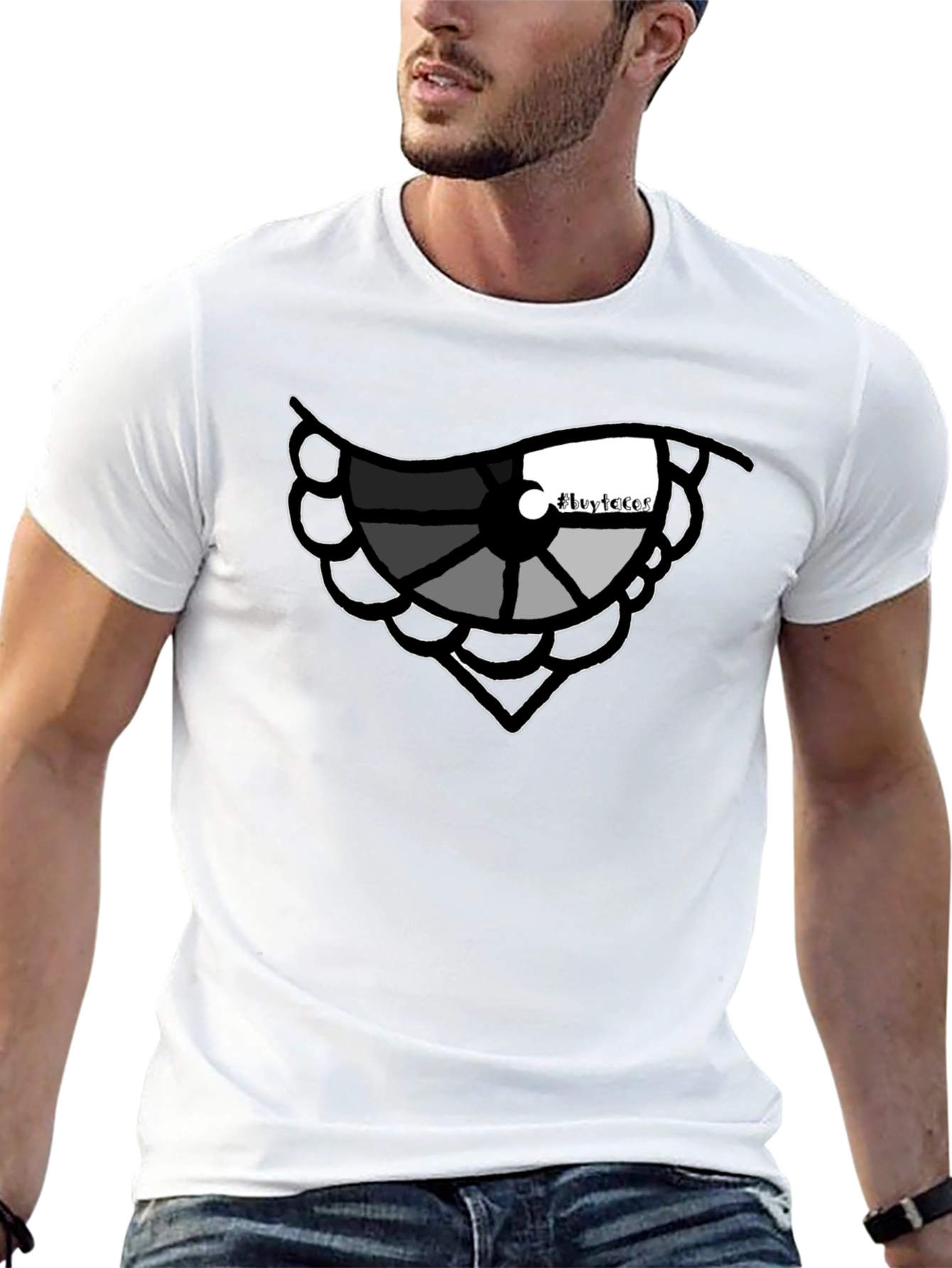 Black Eye See You Graphic T-Shirt - Black view 13