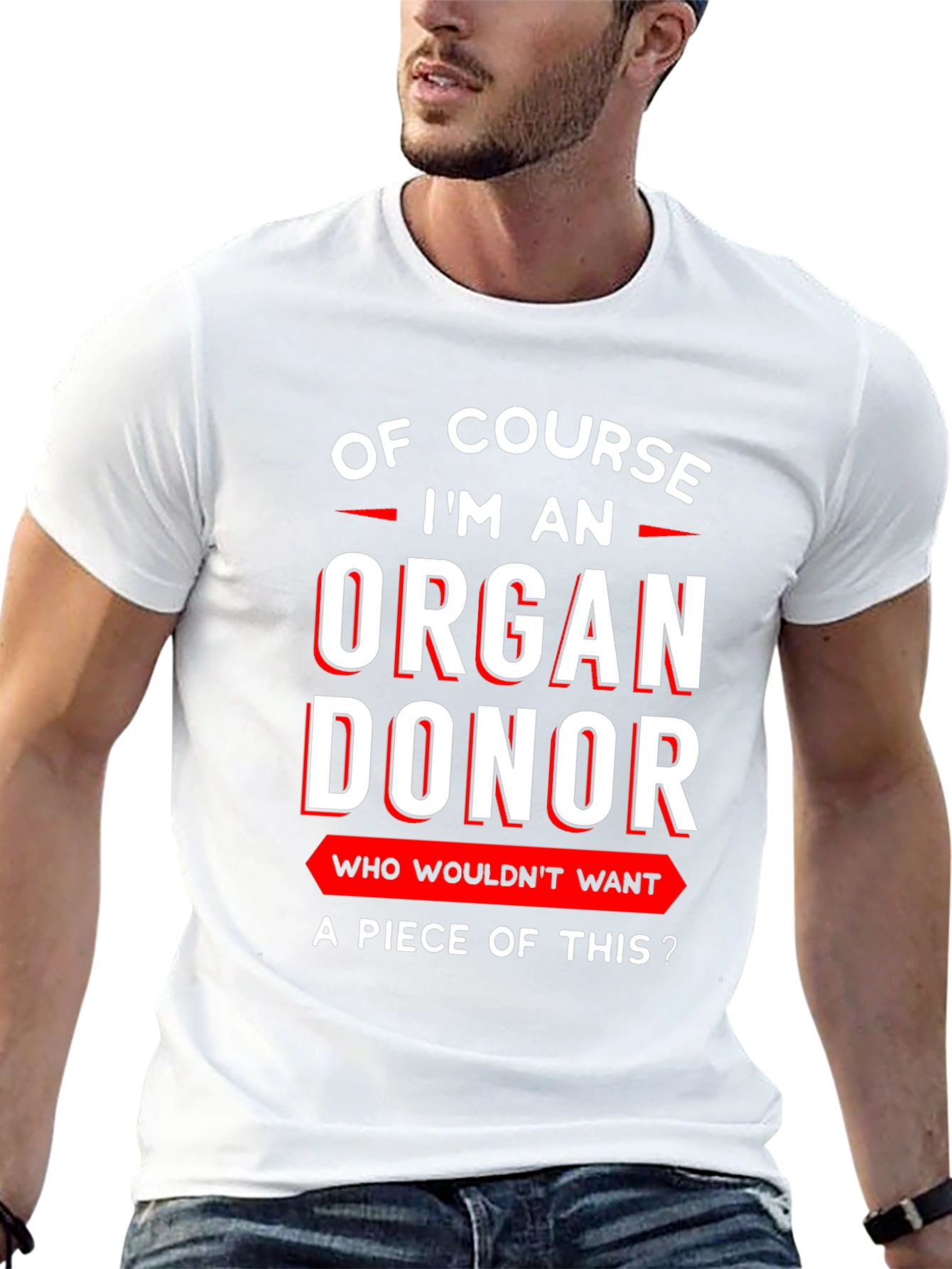 Black Organ Donor T-Shirt: Funny Graphic Tee view 13