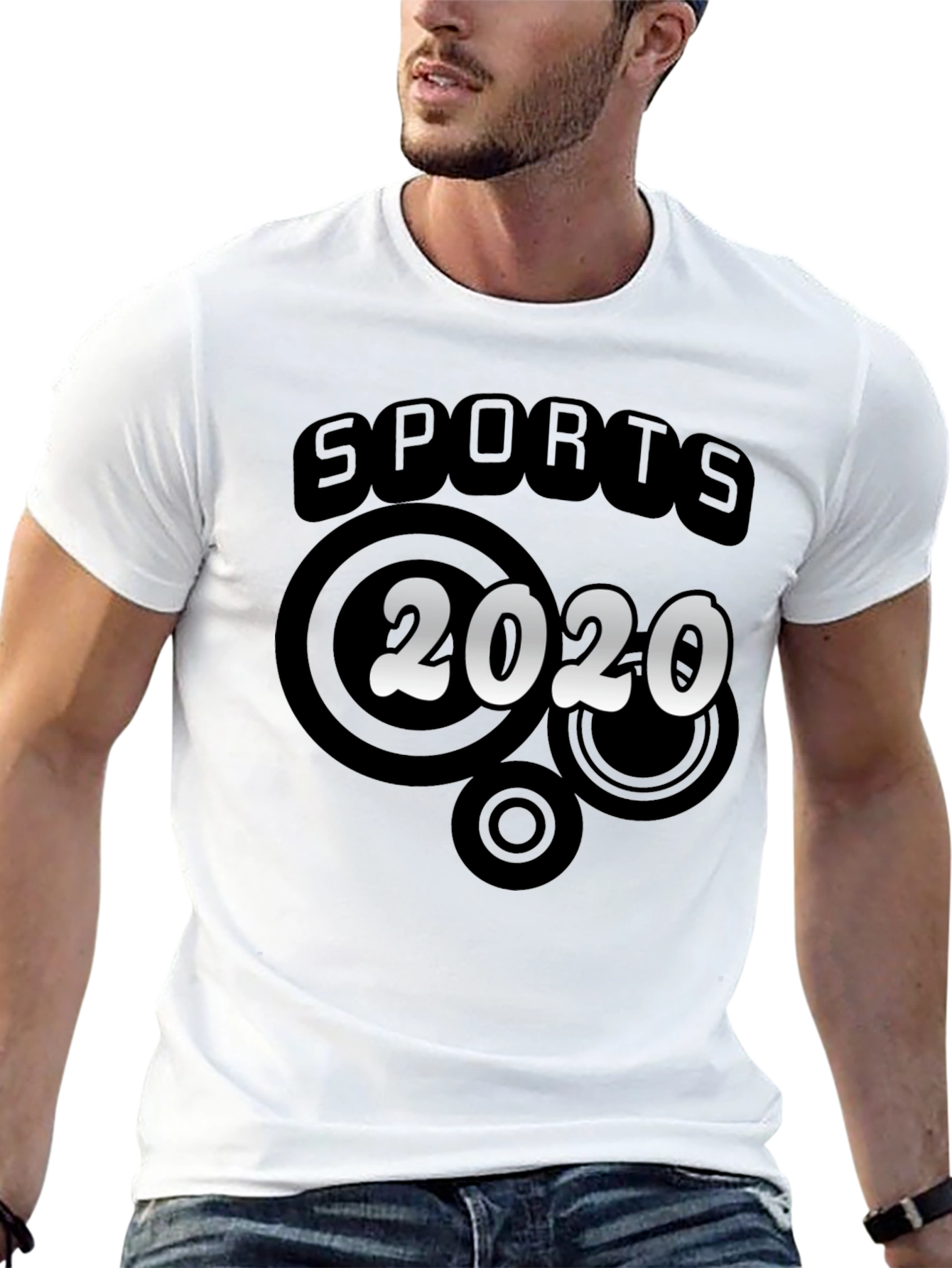 Black Sports 2020 Graphic T-Shirt view 13