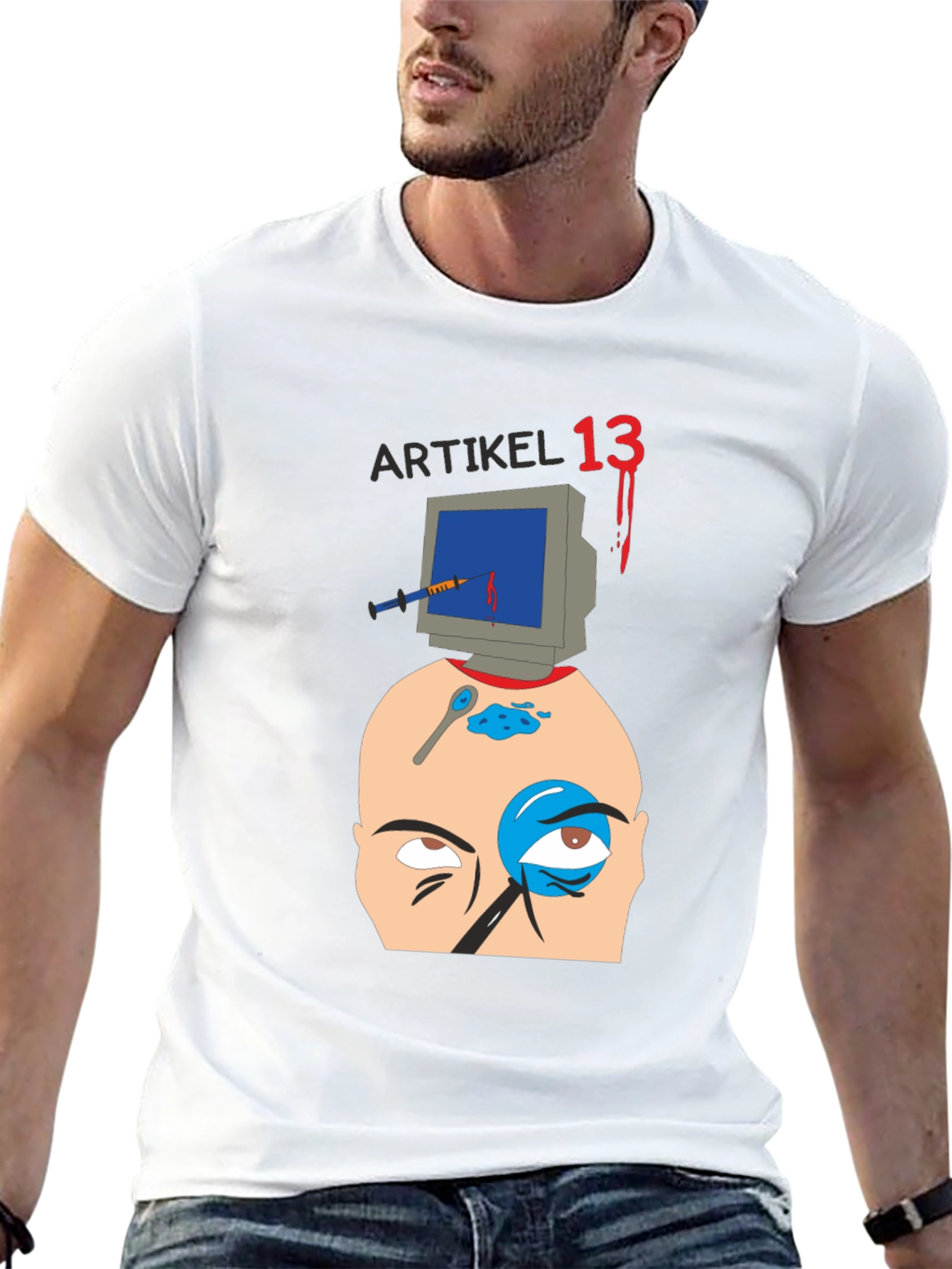 Black Artikel 13 Graphic T-Shirt view 13