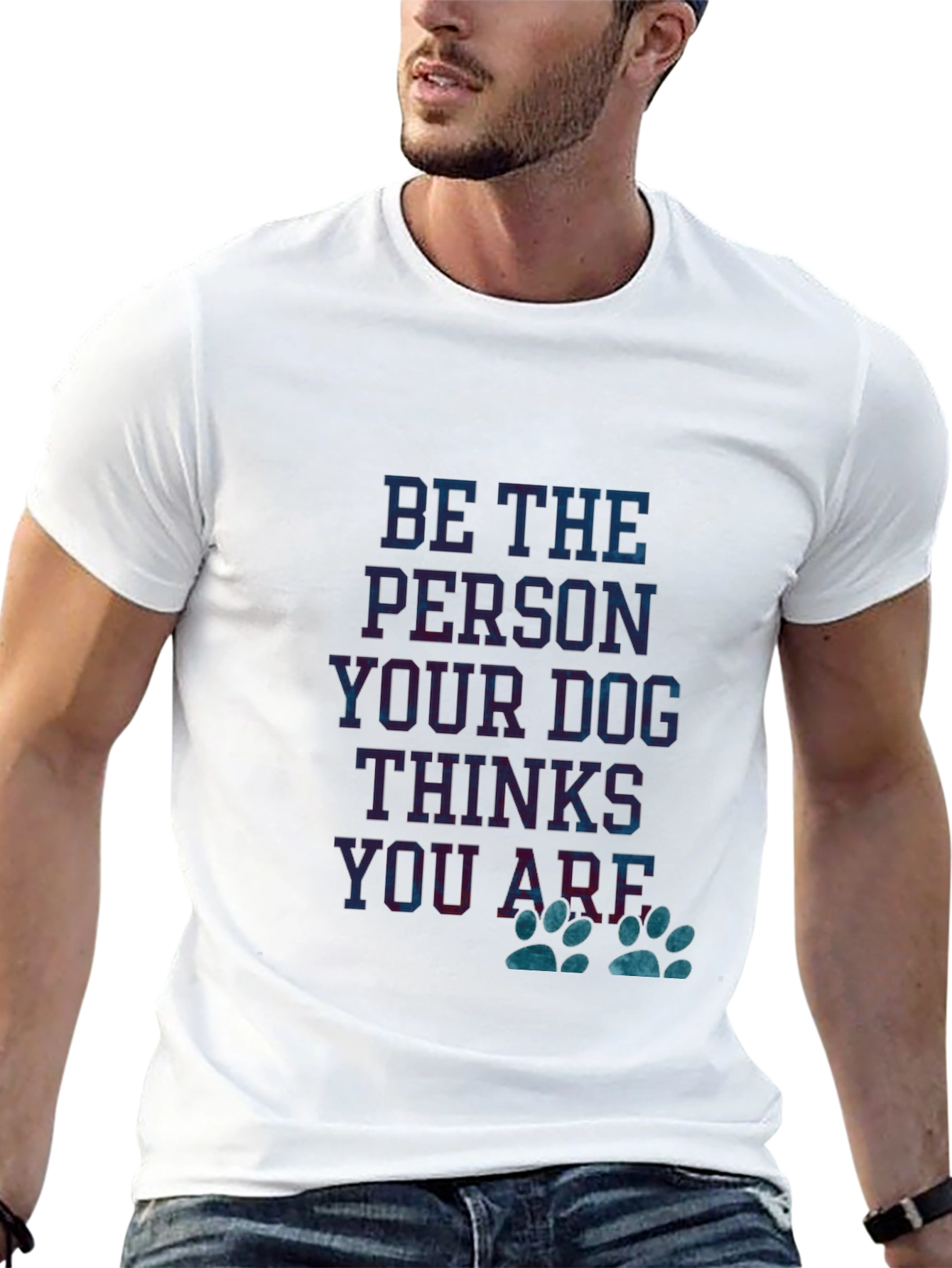 Black Dog Lover T-Shirt: Be the Person Your Dog Thinks You Are view 13