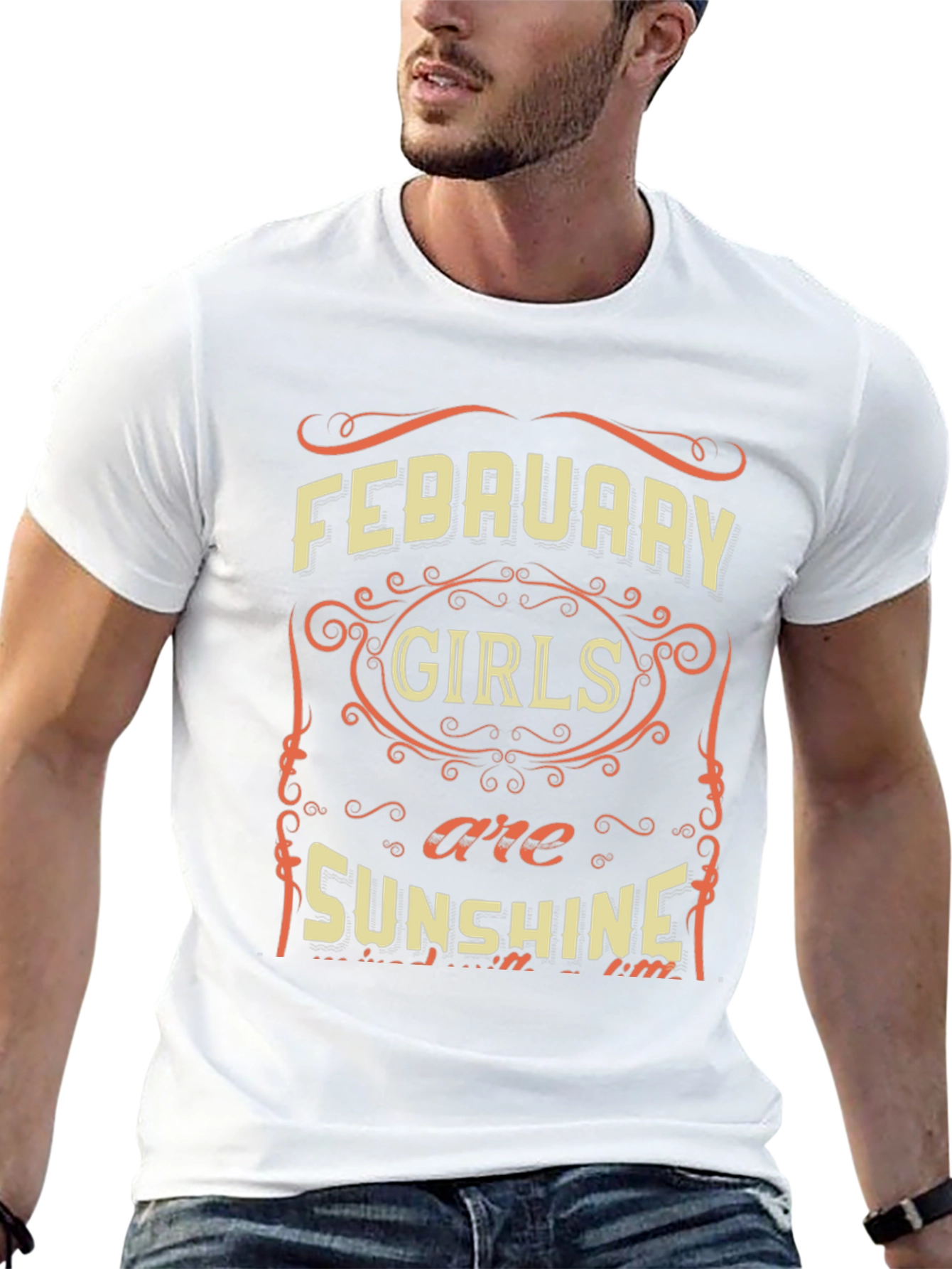 Black February Girls are Sunshine T-Shirt view 13