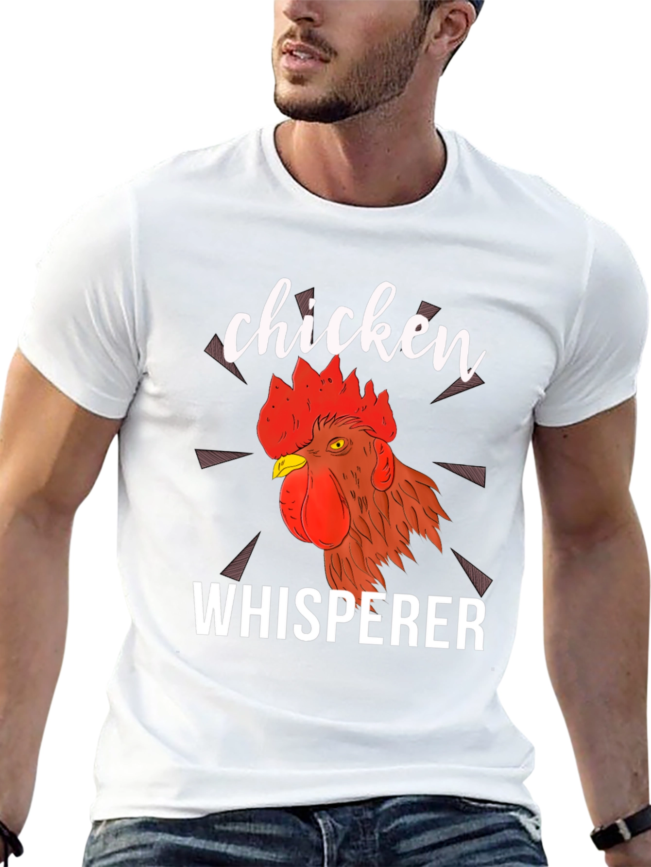 Black Chicken Whisperer Graphic Tee - Black view 13