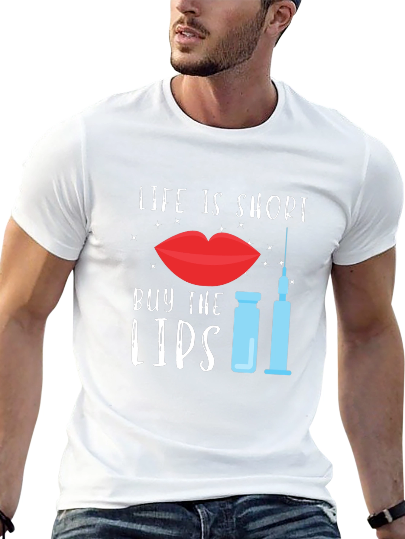 Black Life is Short Buy the Lips T-Shirt view 13