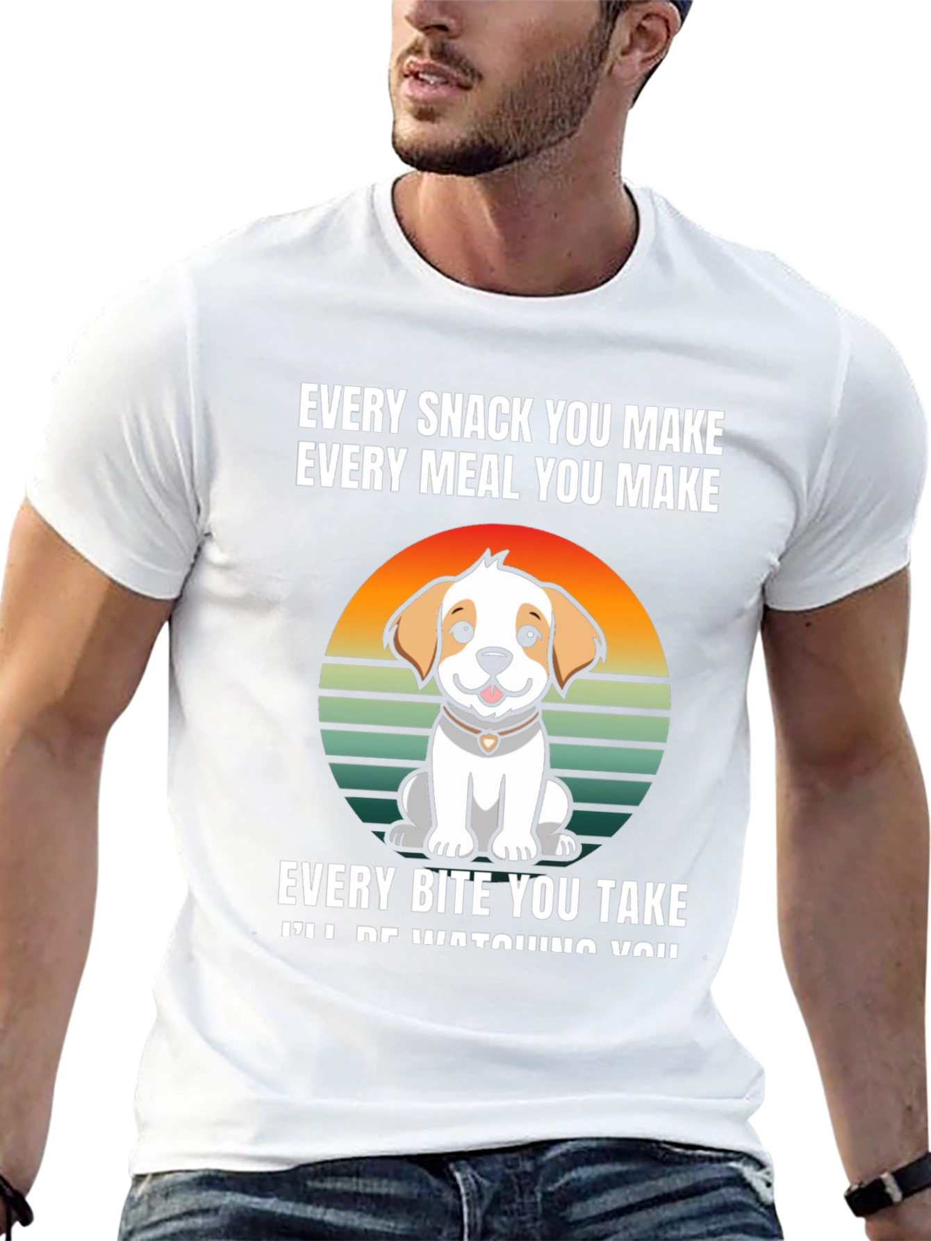 Black Dog Lover T-Shirt - Every Snack You Make view 13