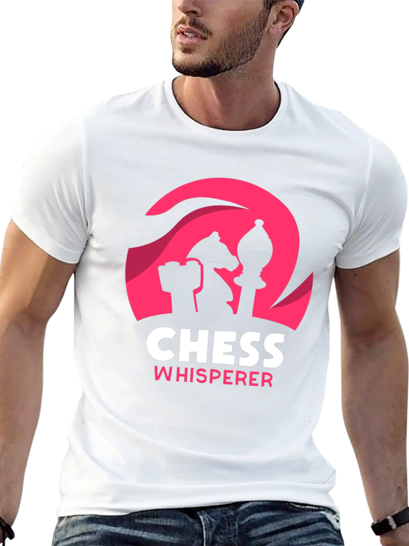 Black Chess Whisperer Black T-Shirt view 13