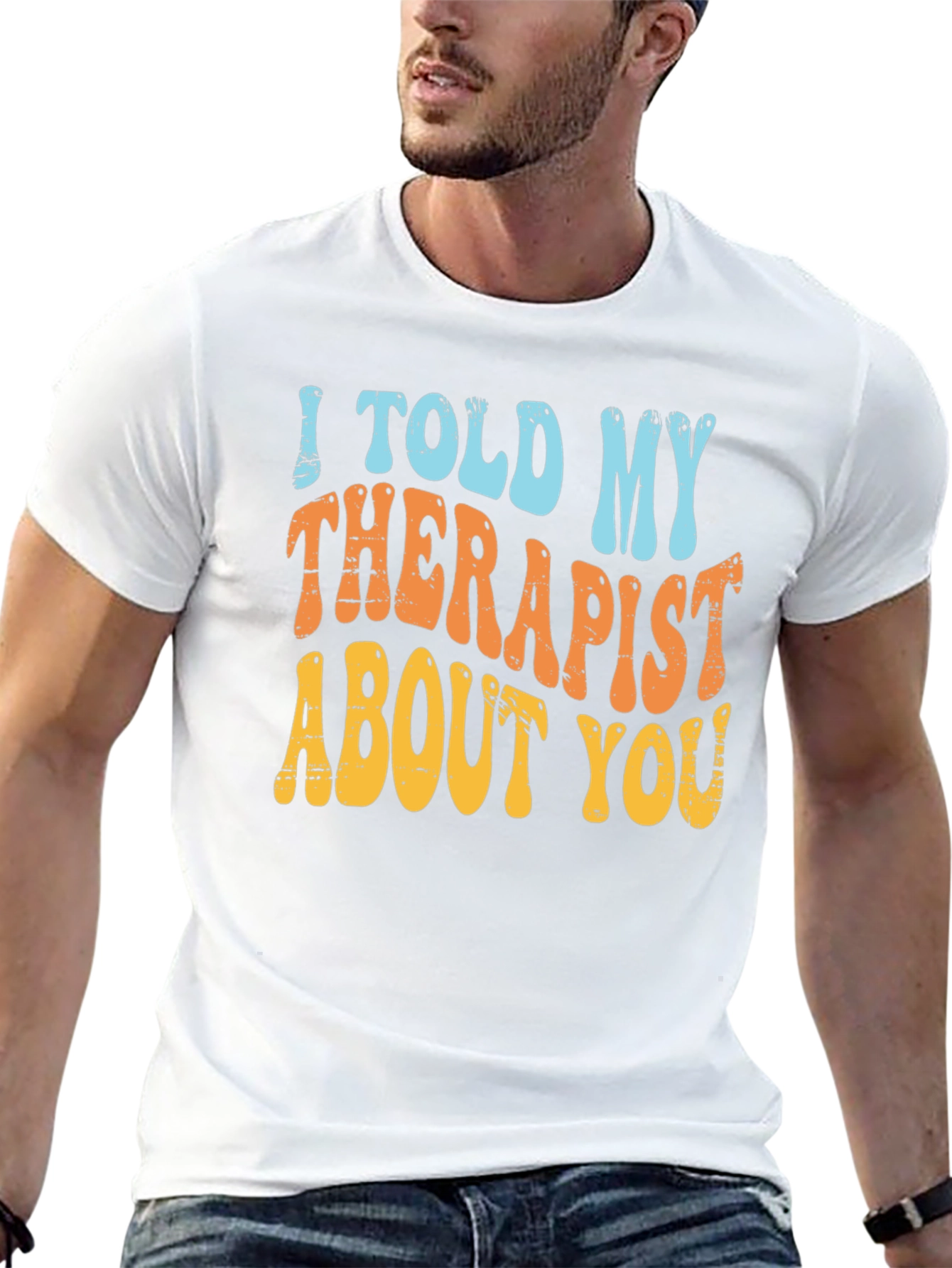 Black Therapist Humor T-Shirt view 13