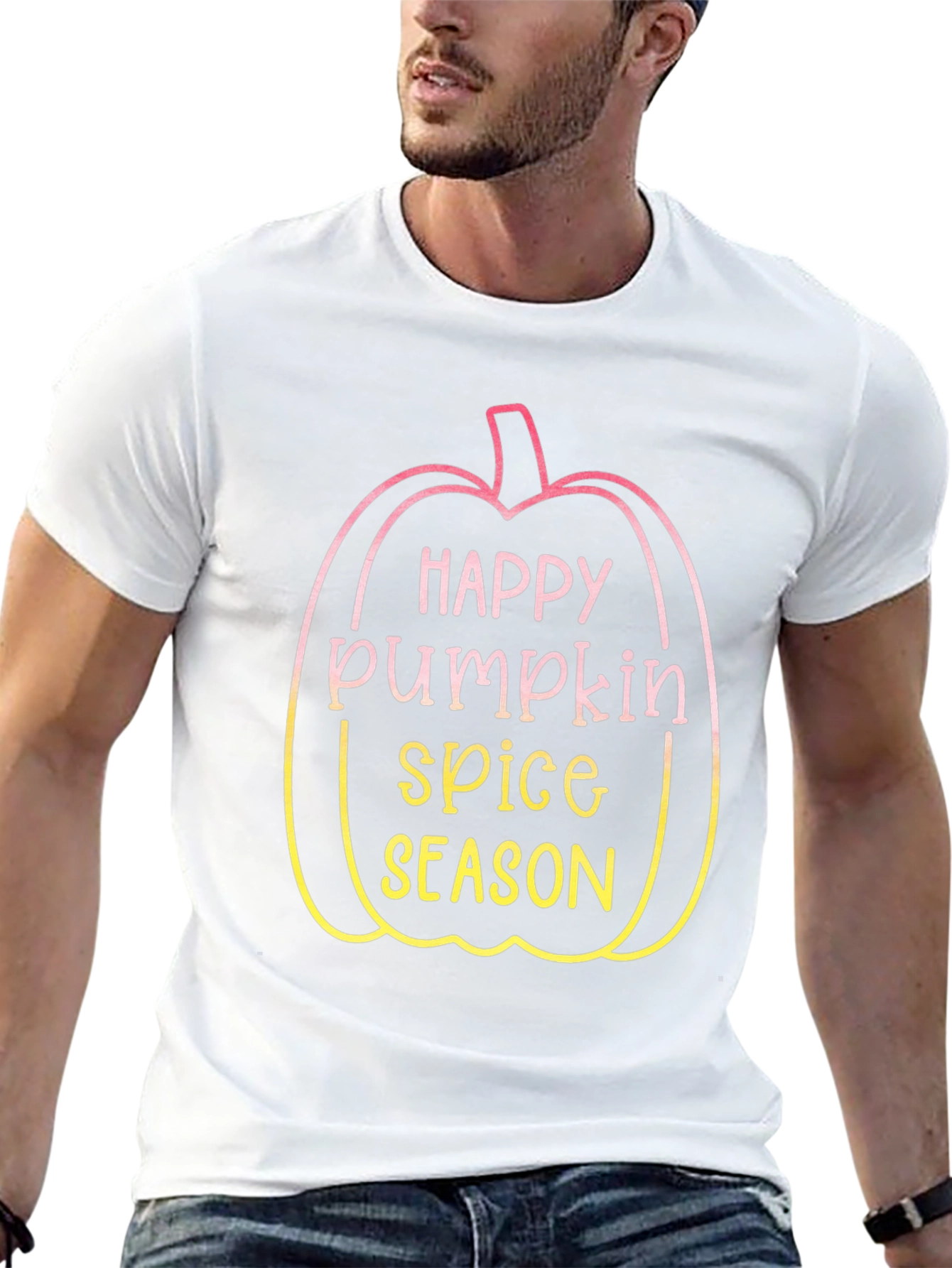 Black Happy Pumpkin Spice Season T-Shirt view 13