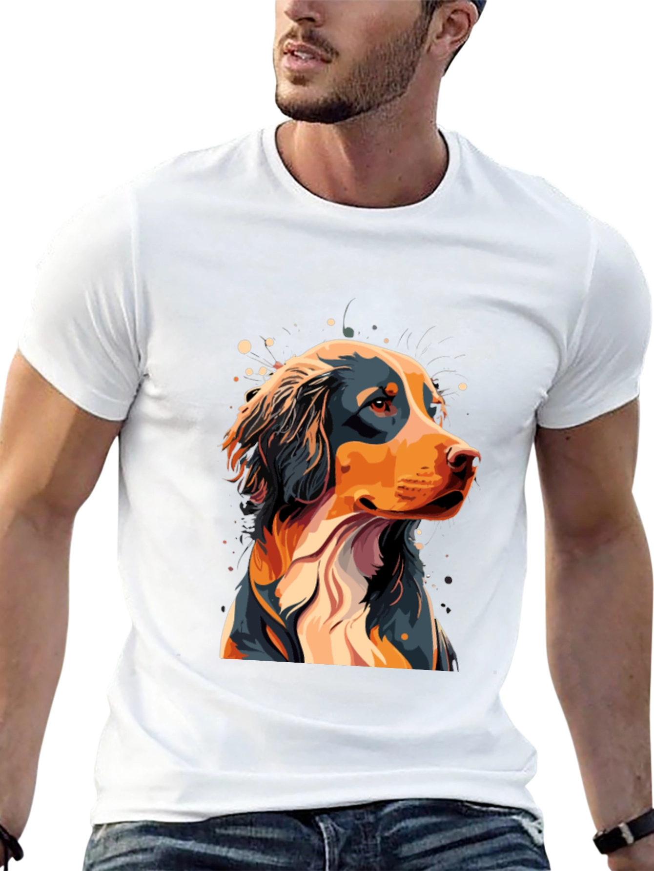 Black Dog Graphic Tee - Black T-Shirt view 13