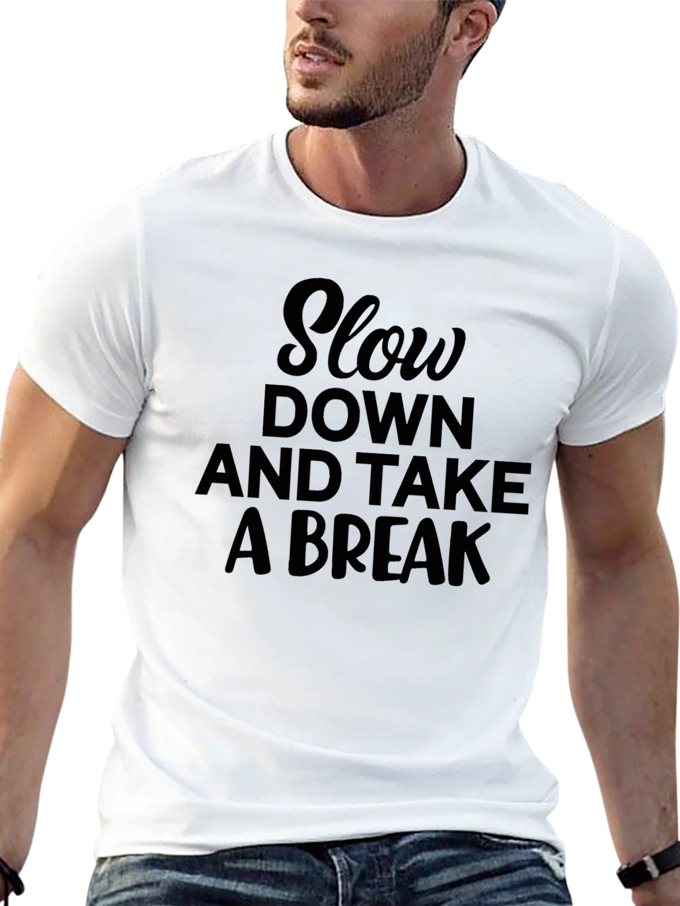 Relax & Recharge Tee - Slow Down and Take a Break - 13