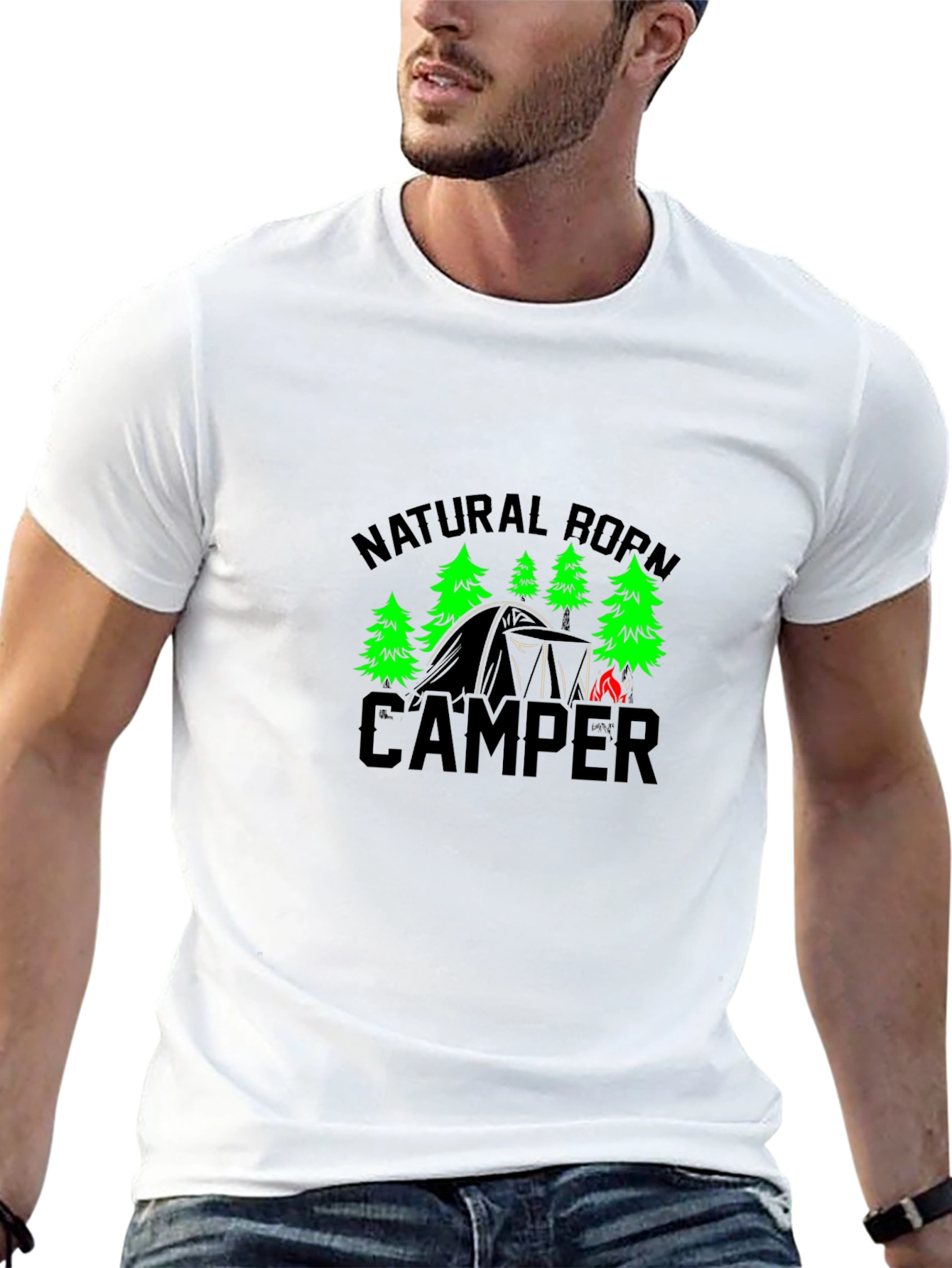 Black Natural Born Camper Black T-Shirt view 13