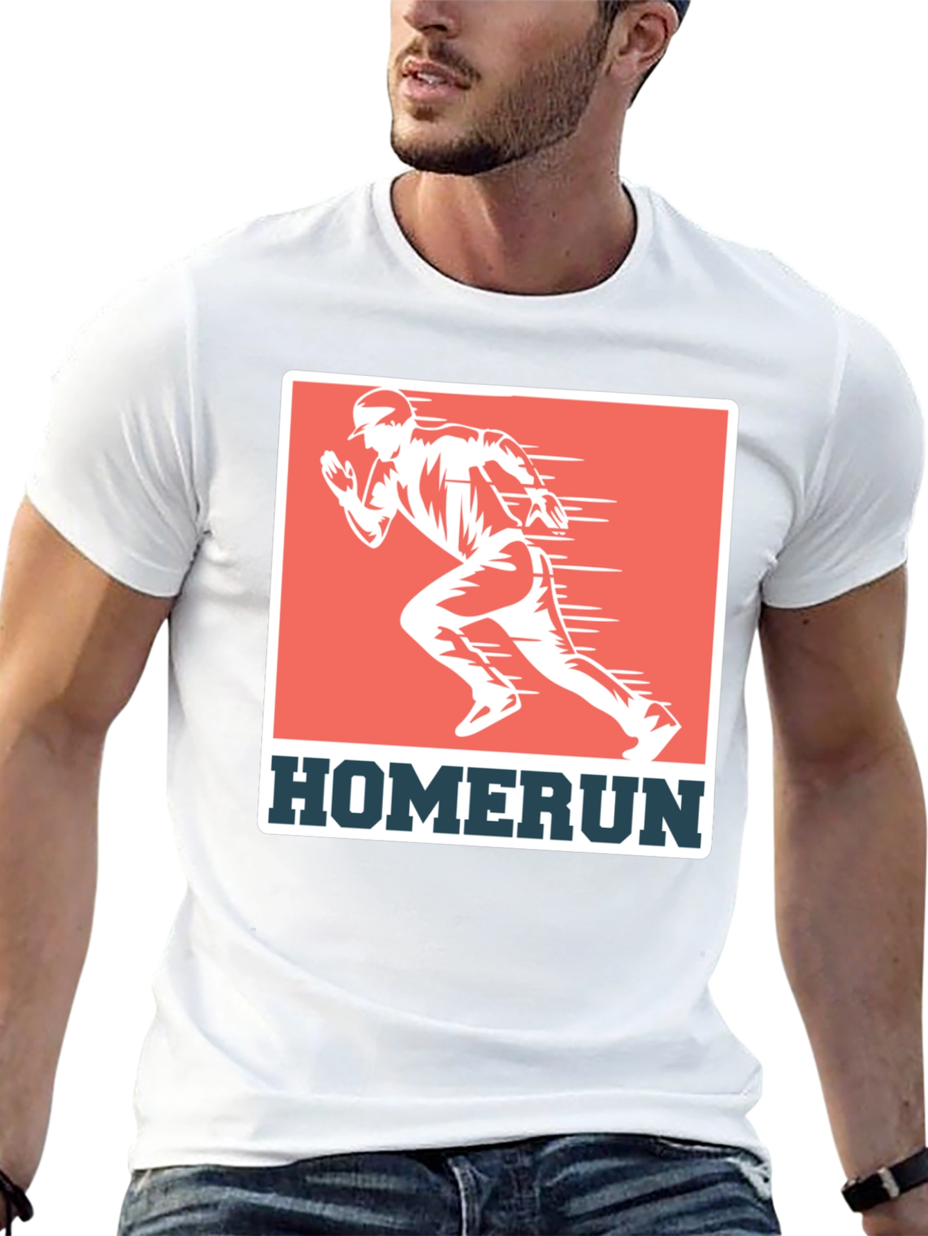 Black Homerun Baseball Graphic Tee view 13