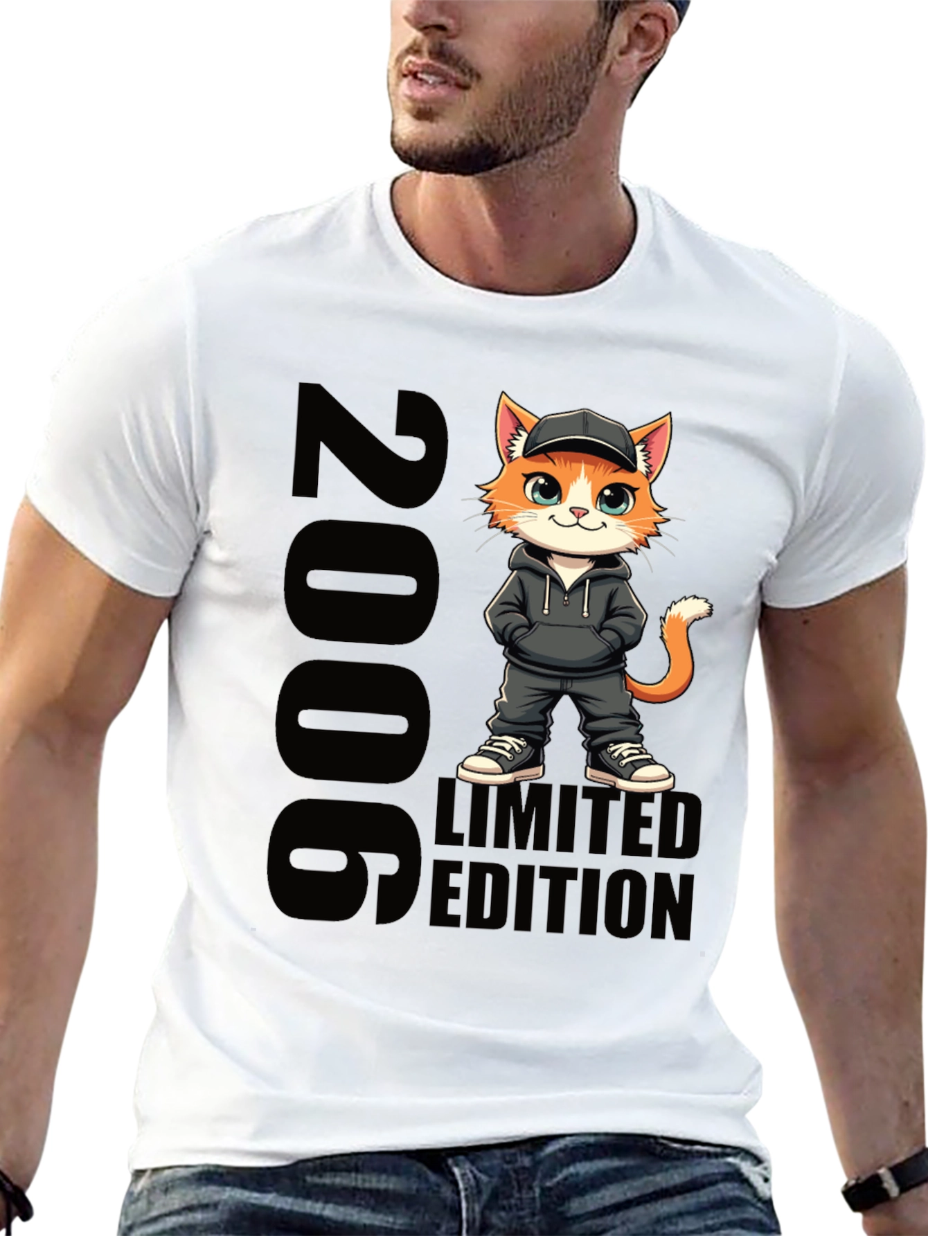 Black 2006 Limited Edition Cat T-Shirt view 13