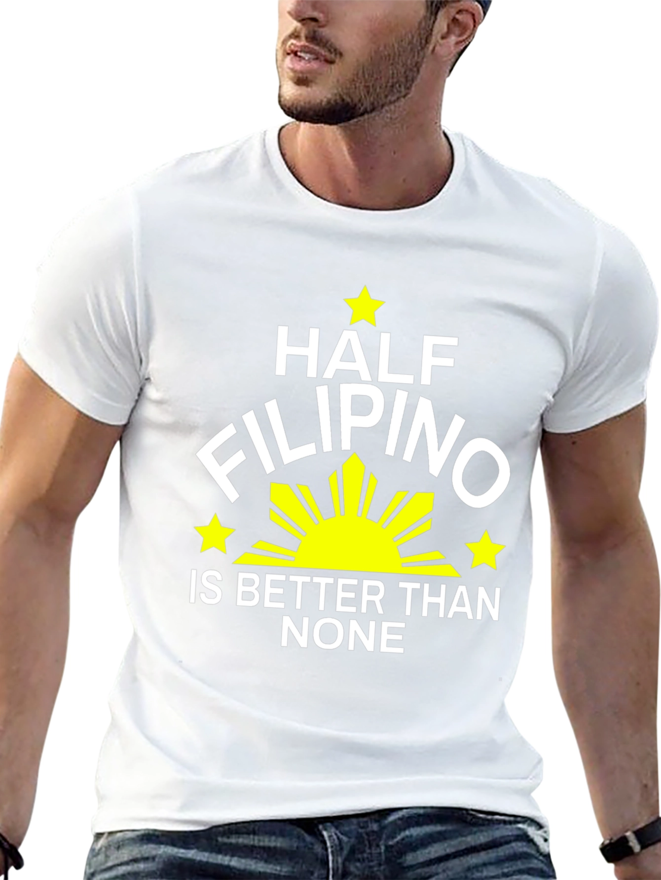 Black Half Filipino Better Than None Black Tee view 13