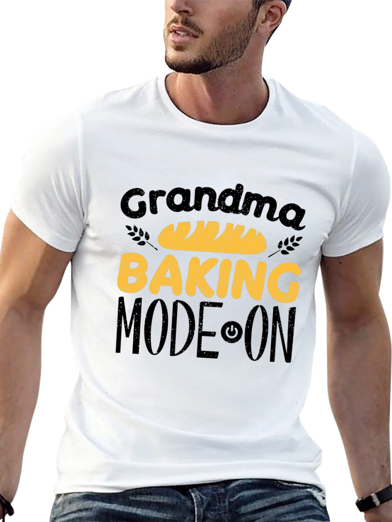 Black Grandma Baking Mode On T-Shirt view 13