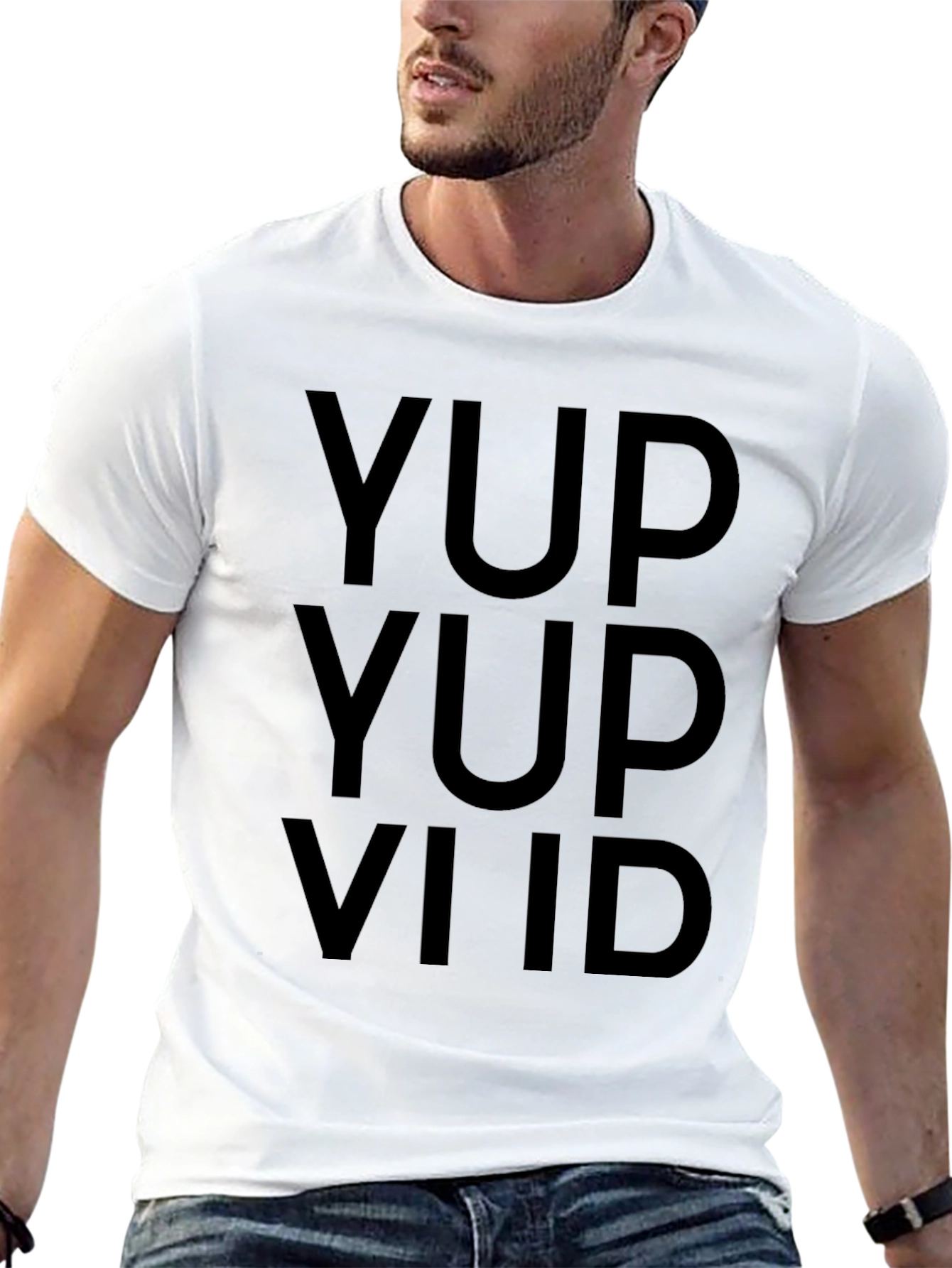 Black Yup Yup Viid Graphic Tee - Black view 13