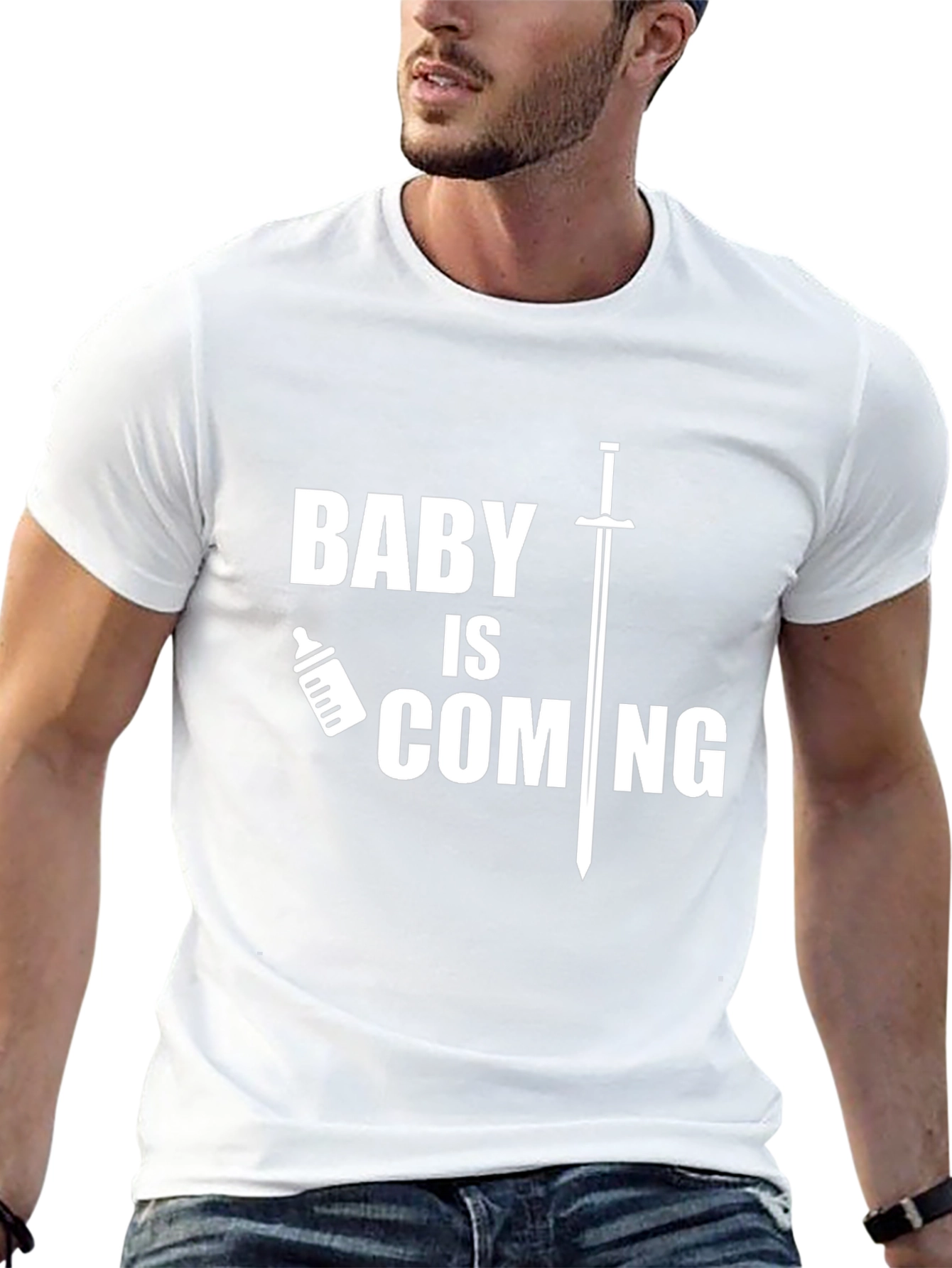 Black Baby Is Coming - Novelty T-Shirt view 13