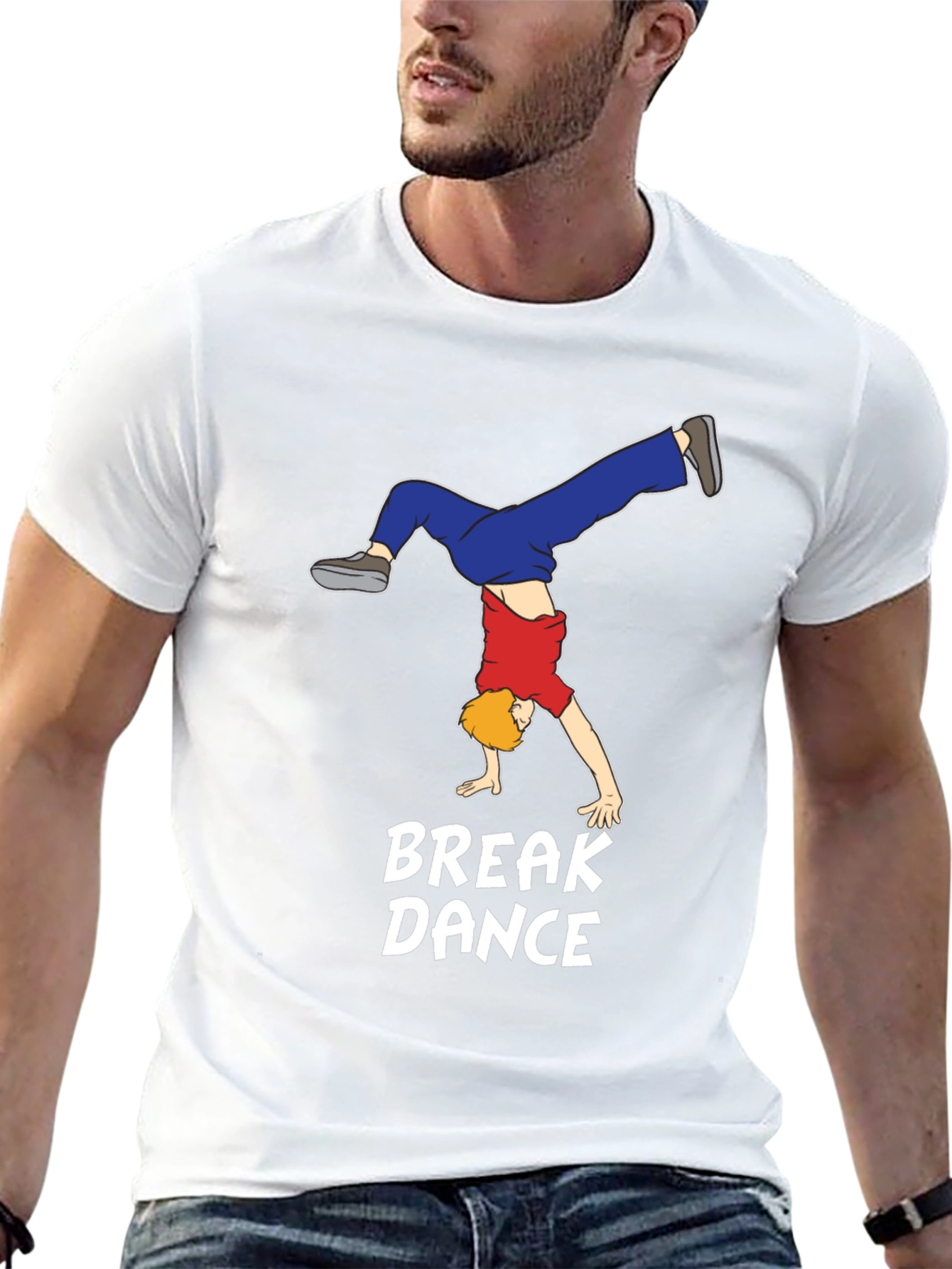 Black Break Dance T-Shirt: Stylish Cotton Tee for Dance Lovers view 13