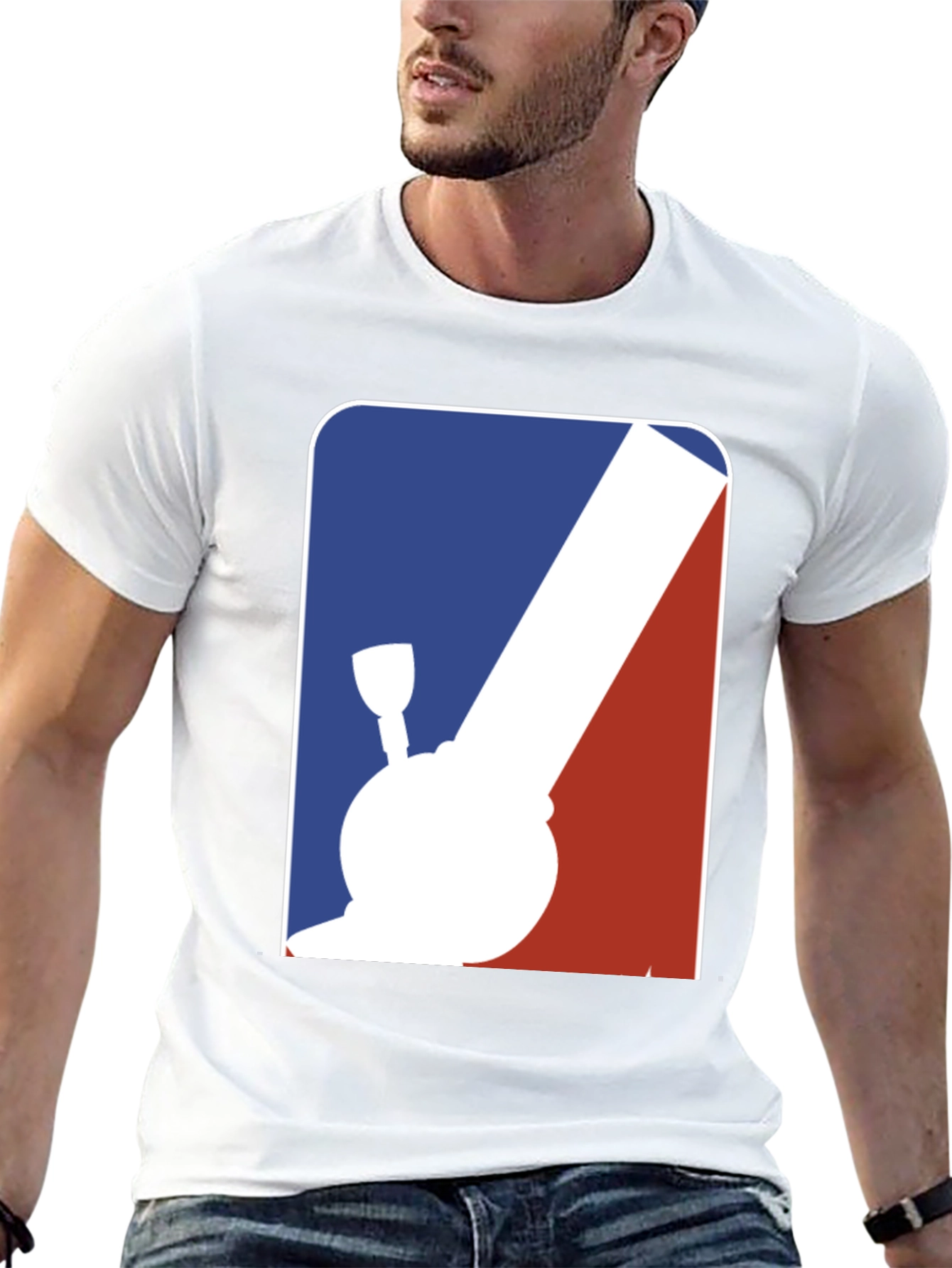 Black Novelty Bong Graphic Tee - Cool & Edgy T-Shirt view 13