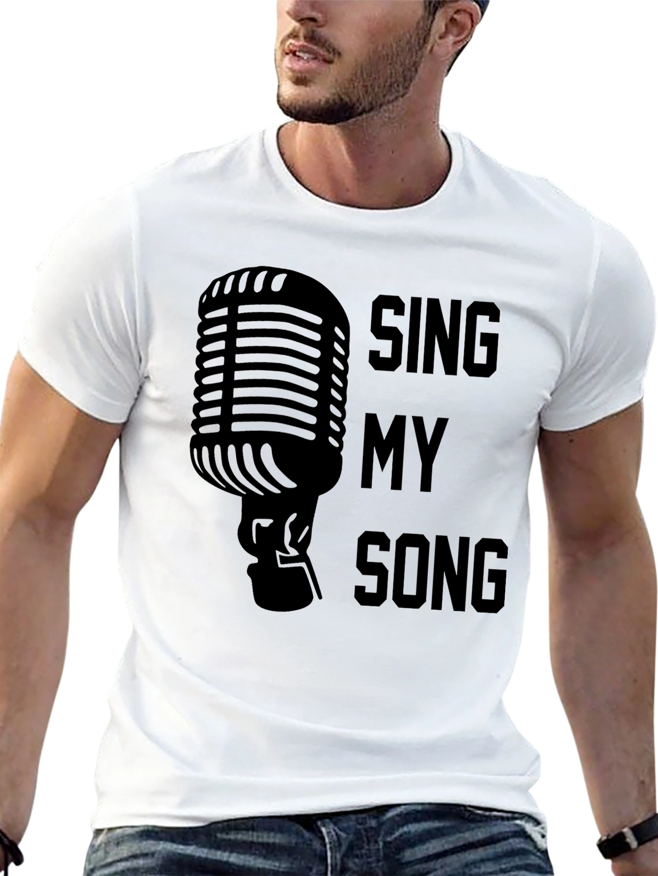 Black Sing My Song Graphic Tee - Black view 13