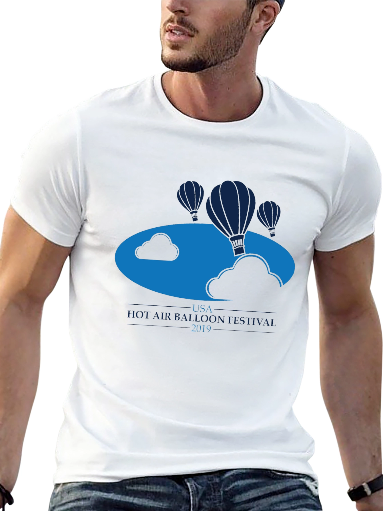 USA Hot Air Balloon Festival 2019 Black T-Shirt - 13