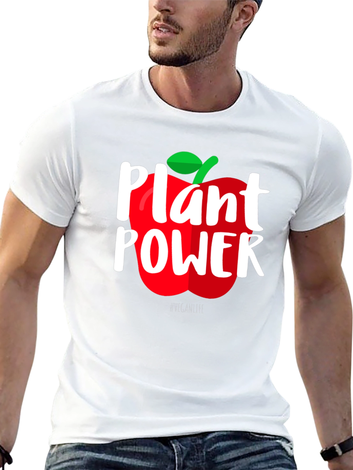 Plant Power Vegan Graphic Tee - 13
