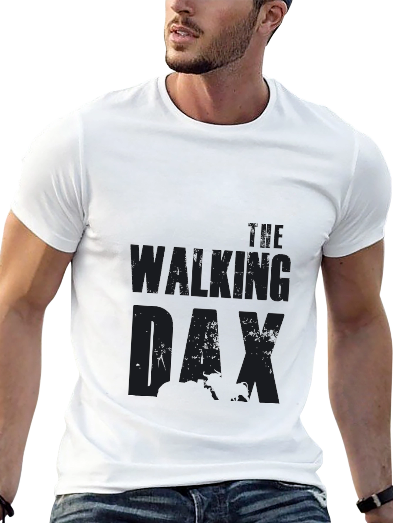Black Walking DAX Black T-Shirt view 13