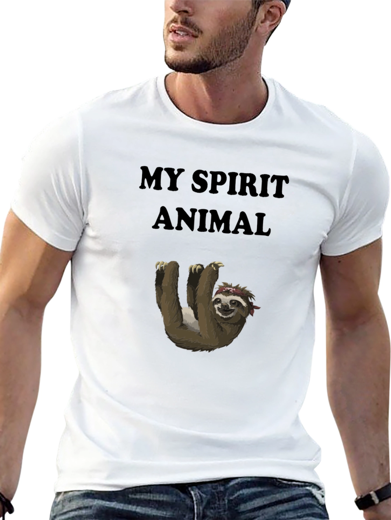 My Spirit Animal Sloth Graphic Tee - 13