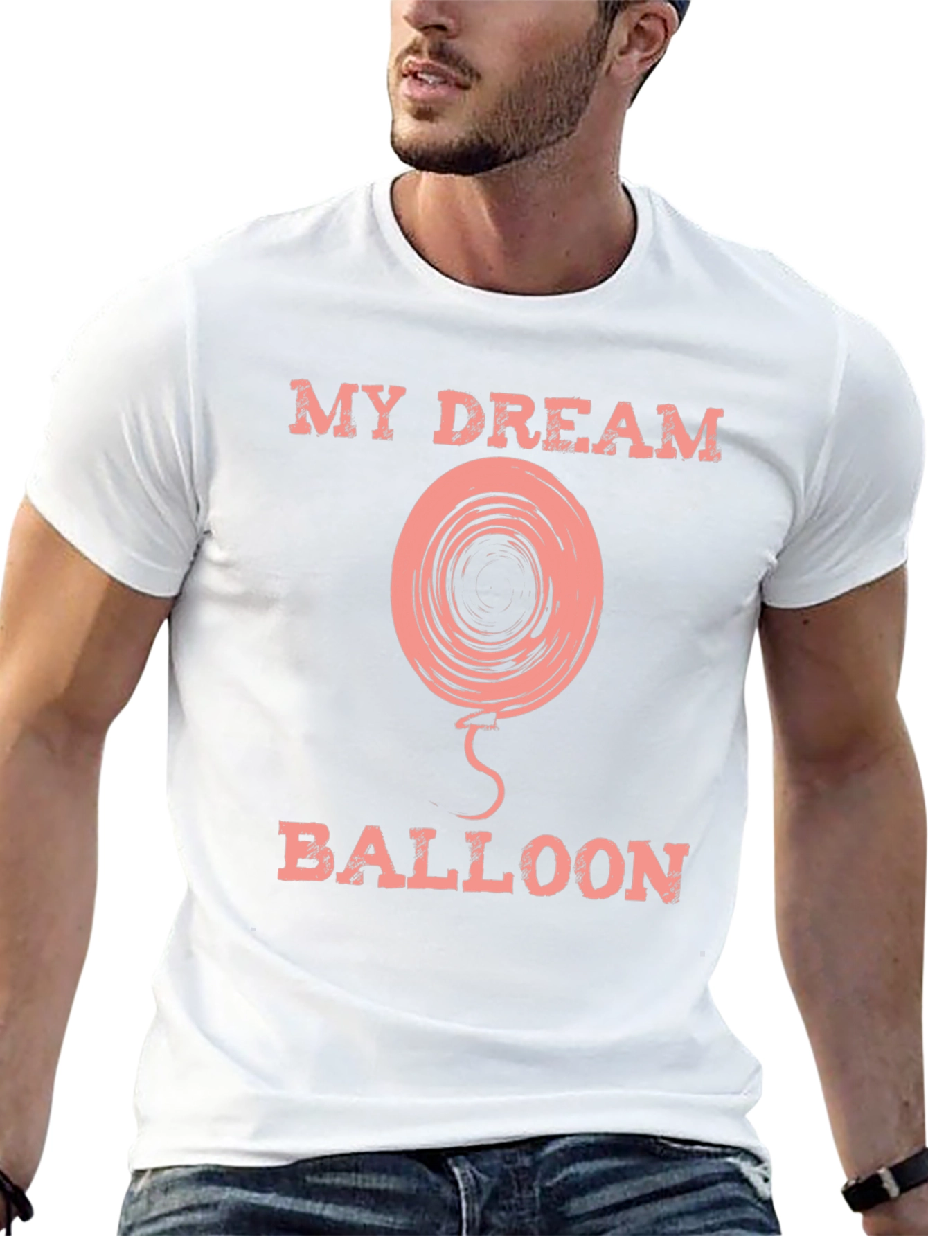 Black My Dream Balloon Black Graphic Tee view 13