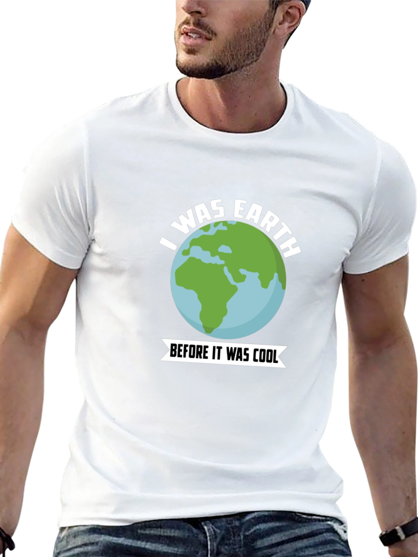 Black I Was Earth Before It Was Cool T-Shirt view 13