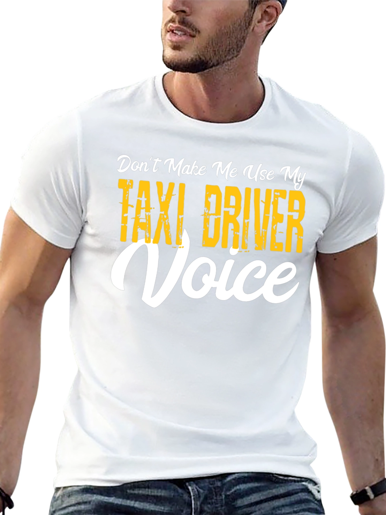 Black Taxi Driver Voice T-Shirt view 13