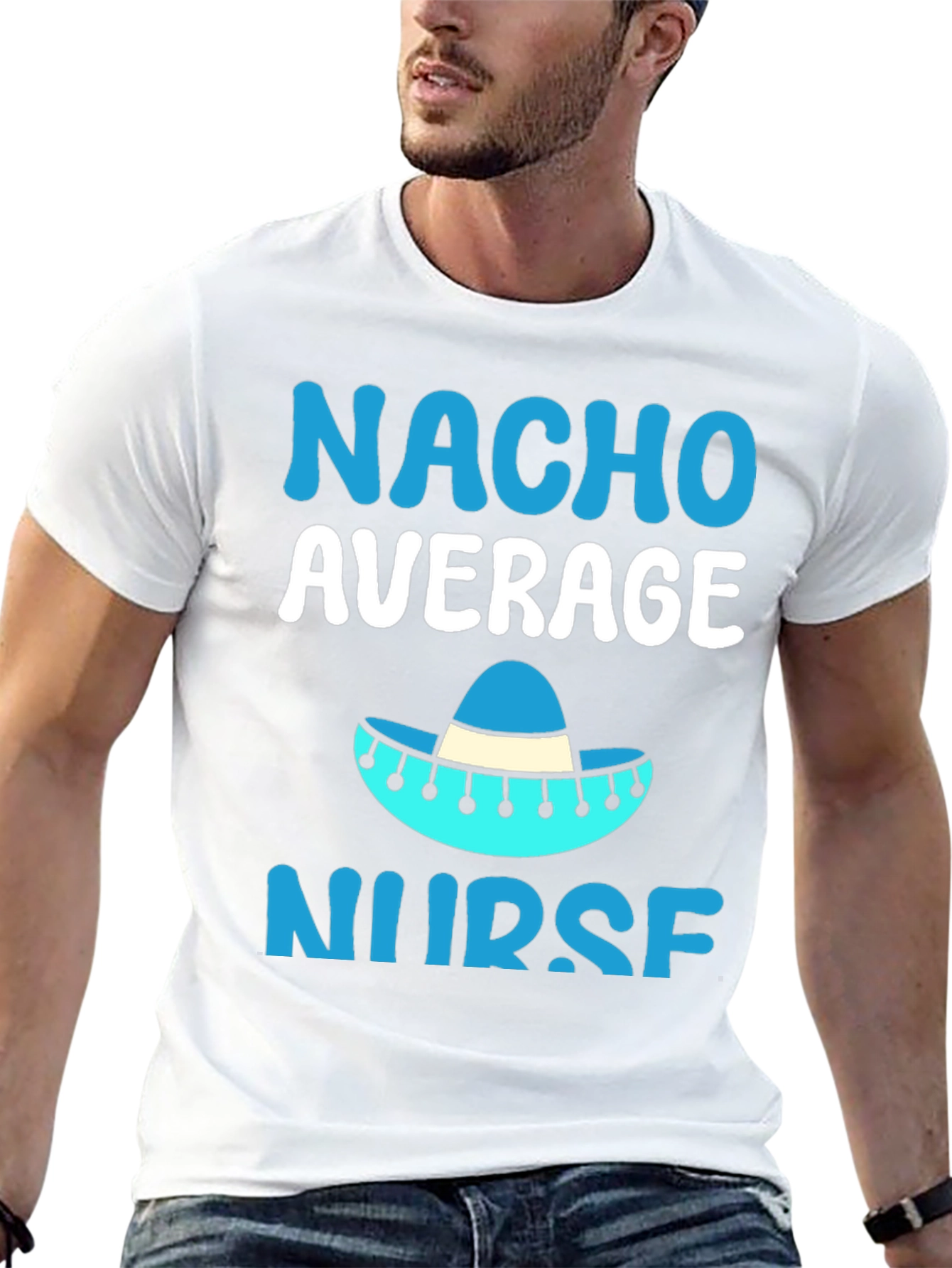 Black Nacho Average Nurse T-Shirt - Funny Gift view 13