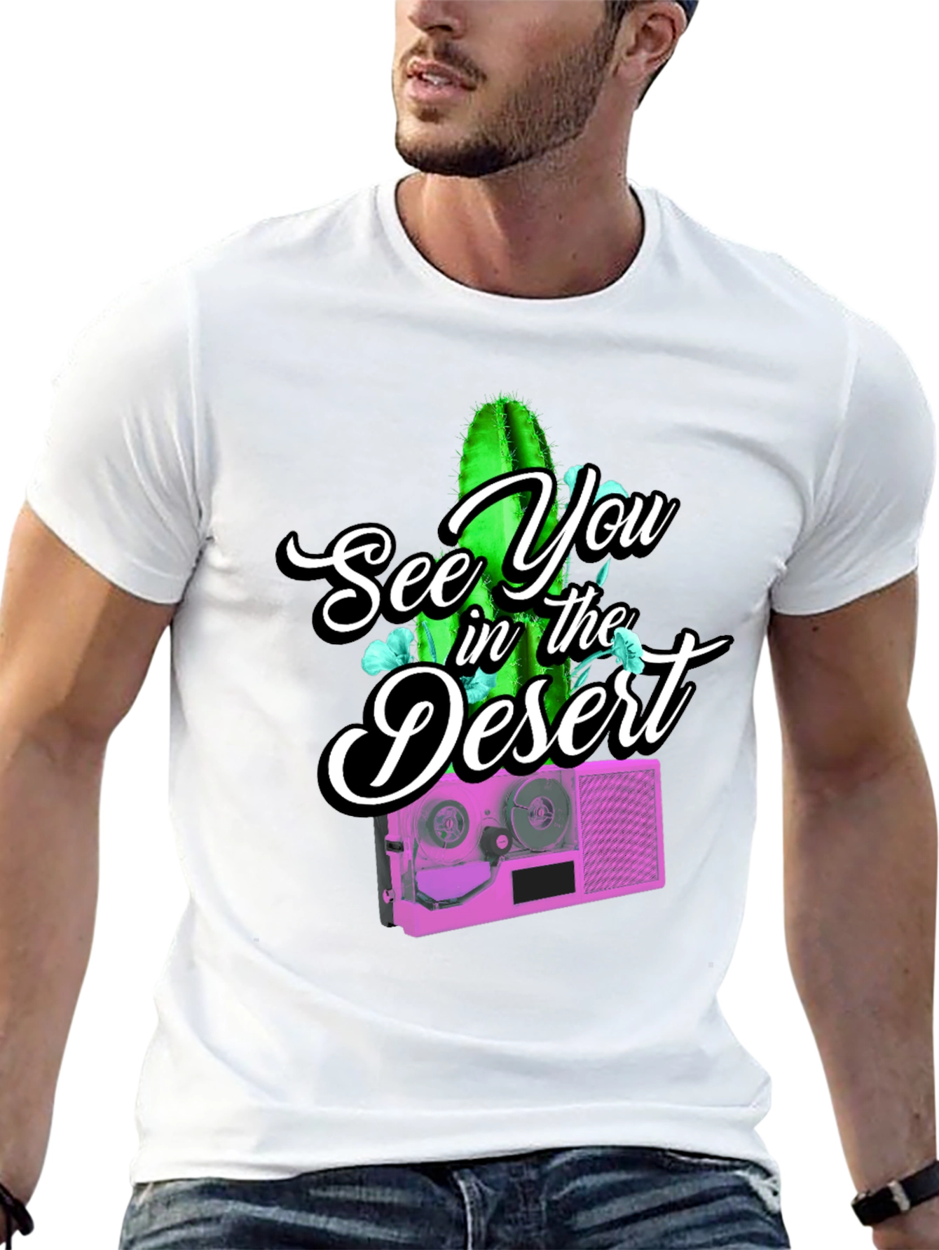 See You in the Desert Graphic T-Shirt - 13