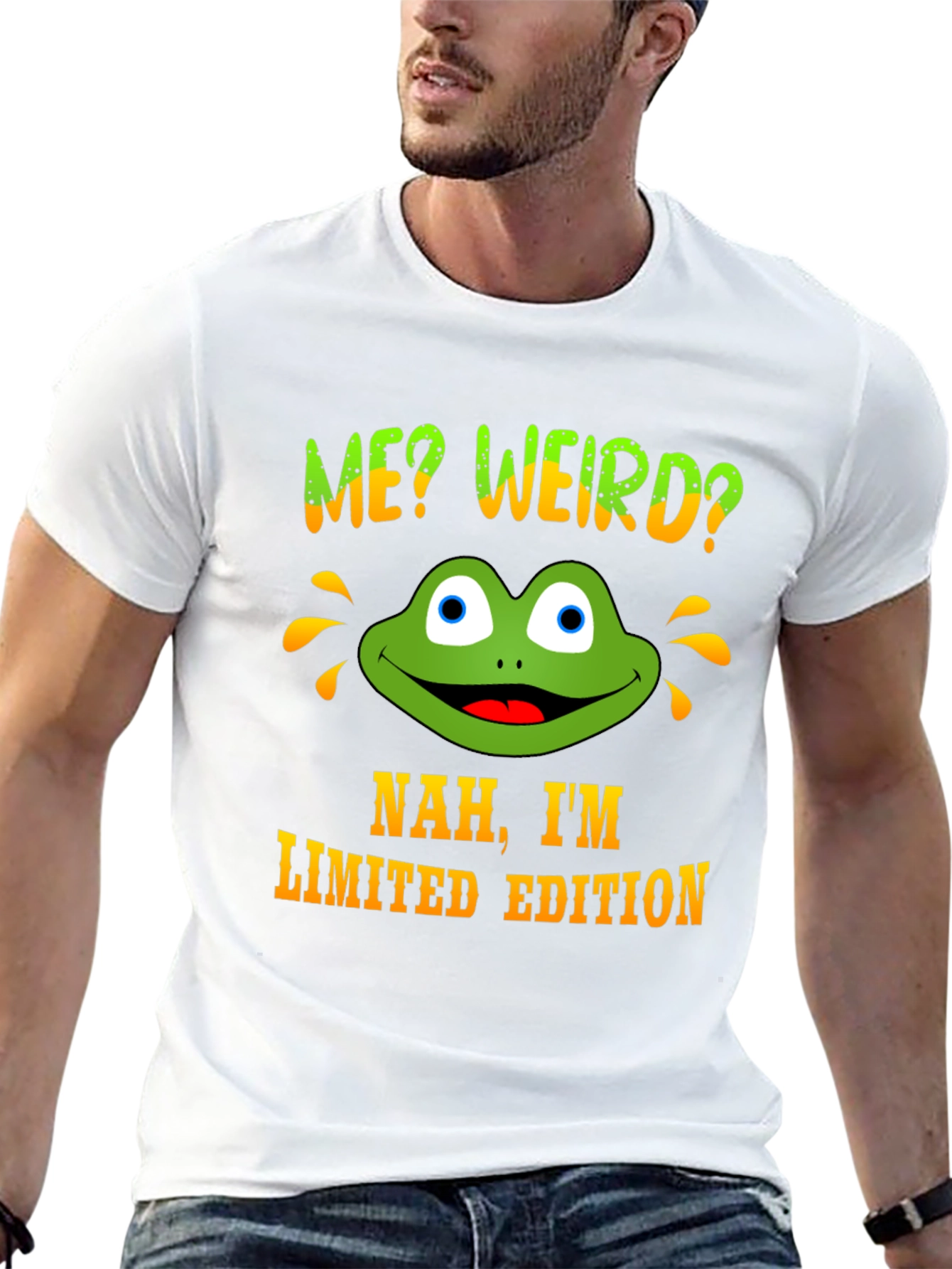 Black Me Weird? Frog Graphic Novelty Tee view 13