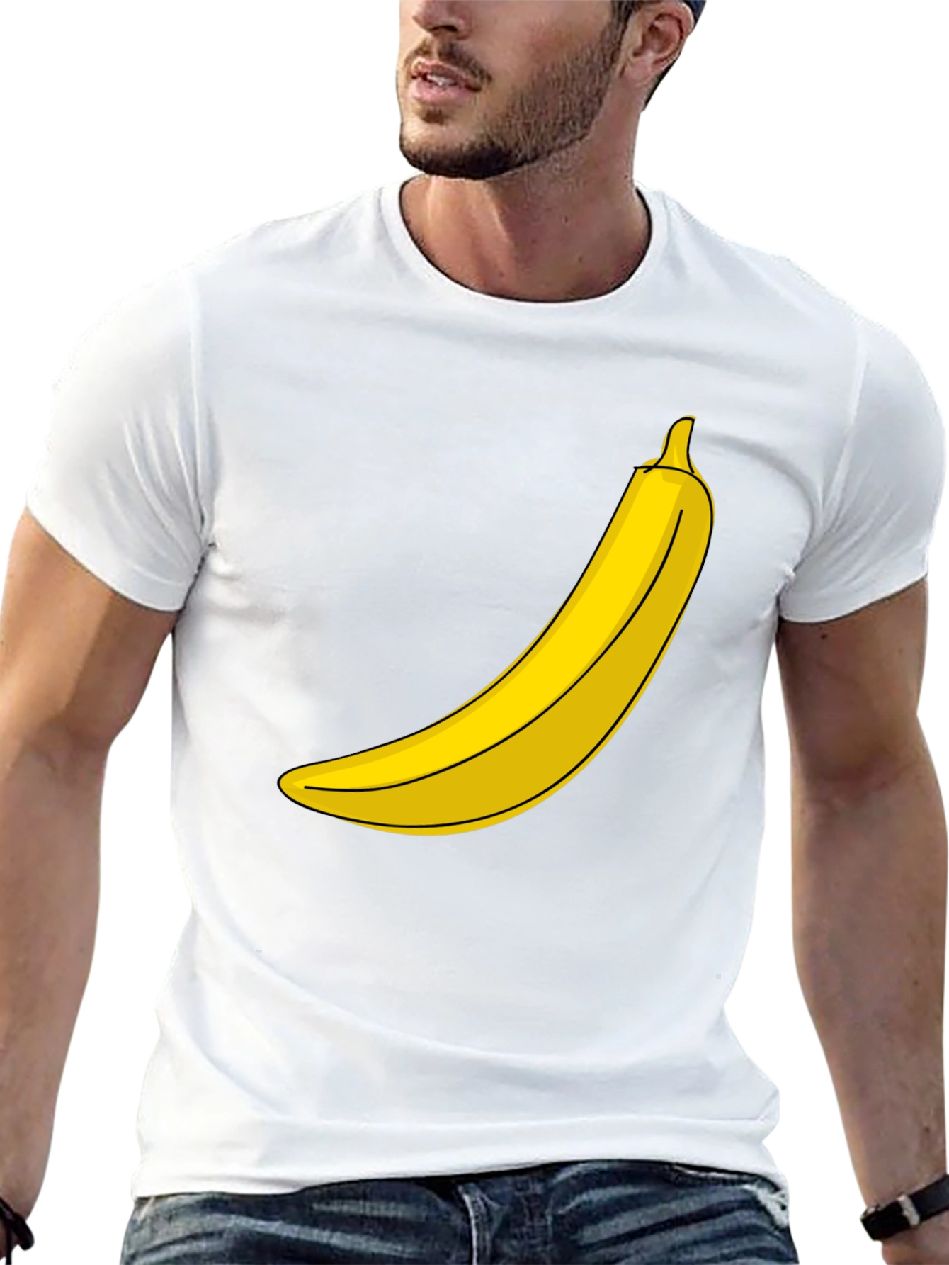 Black Banana Graphic T-Shirt - Funny Novelty Tee view 13