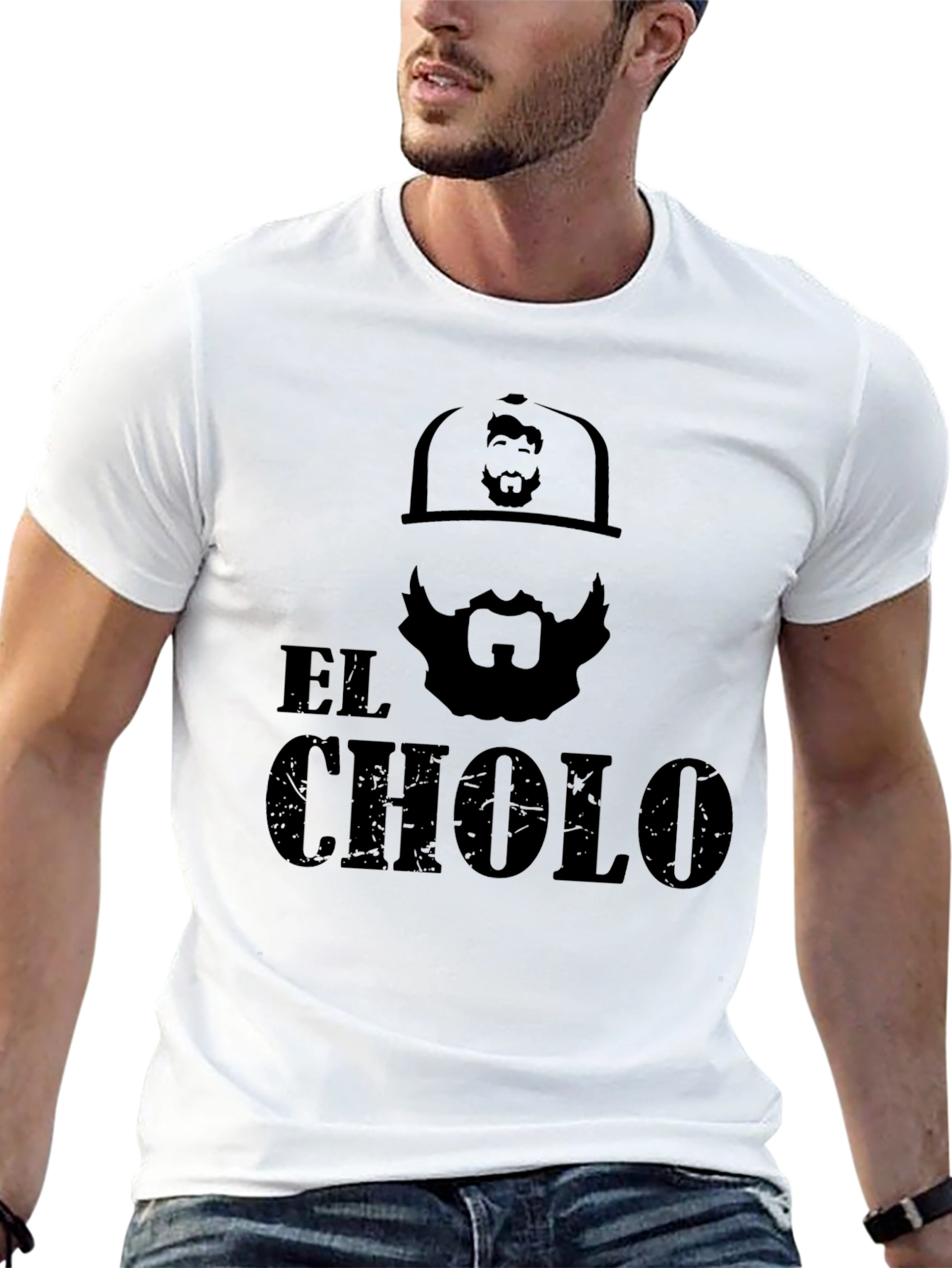 Black El Cholo Graphic Tee - Black Crew Neck view 13