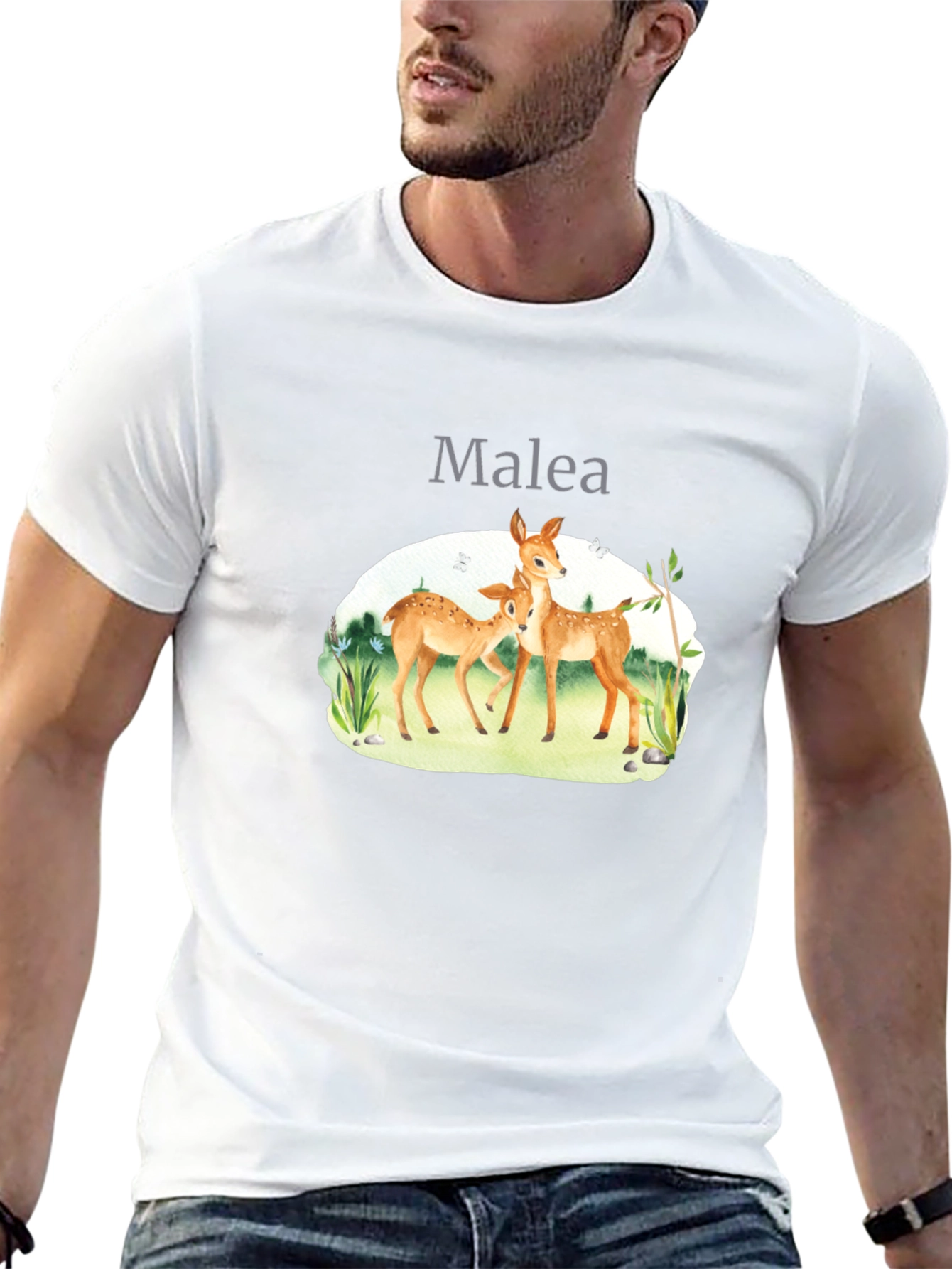Black Deer Graphic Tee - Malea view 13