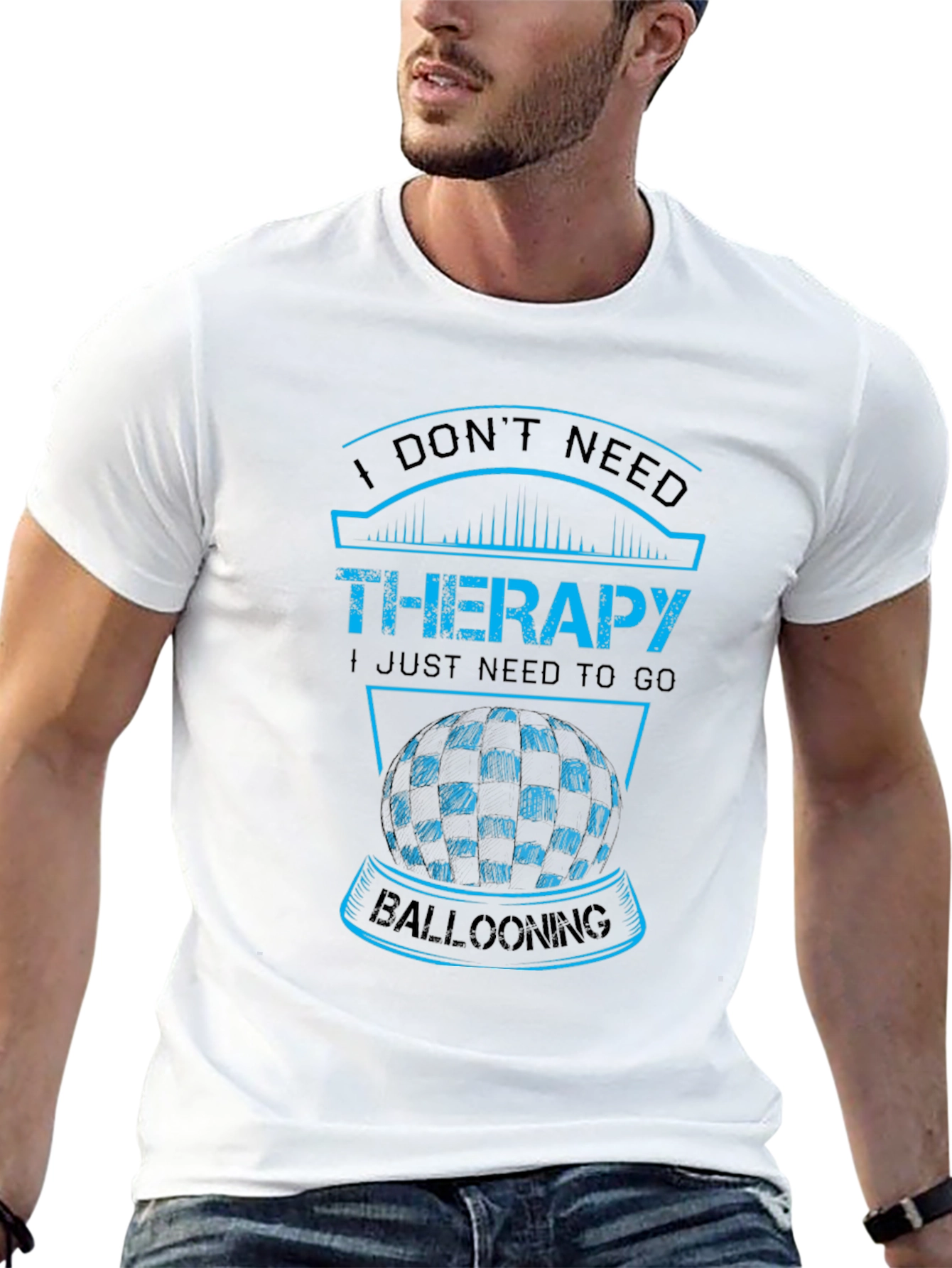 Black Ballooning Therapy Graphic Tee - Comfort Fit view 13