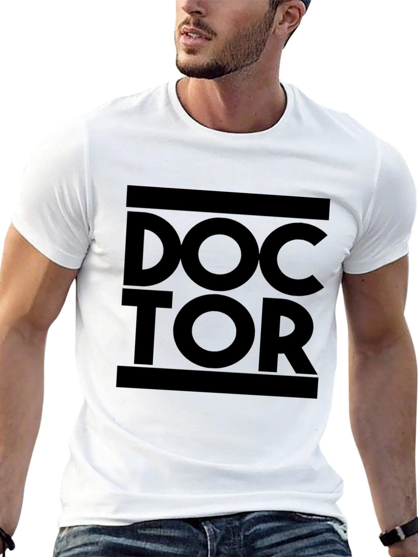 Black Doctor Graphic T-Shirt - Unisex Tee view 13