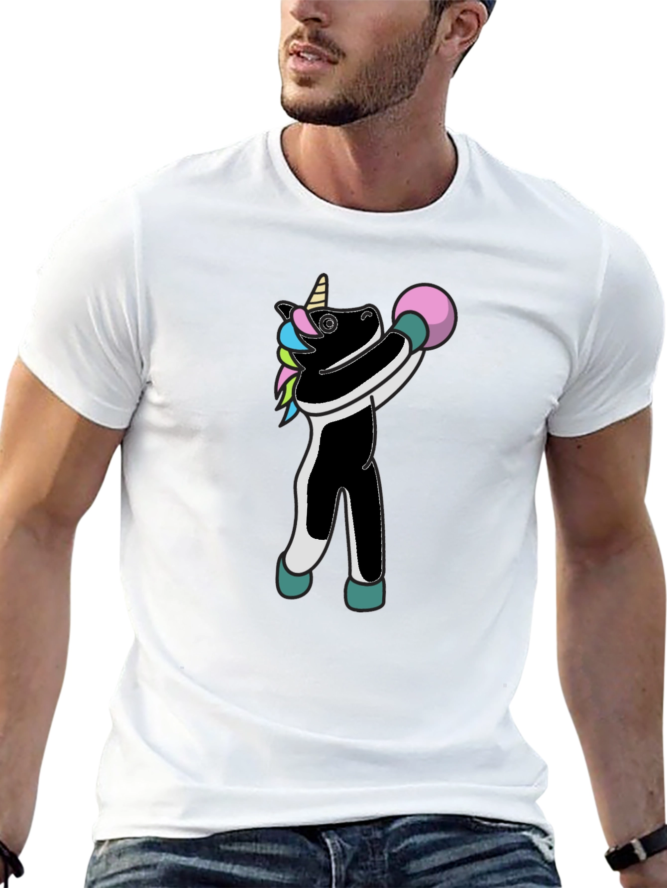 Black Unicorn Bowling T-Shirt - Strike a Pose! view 13