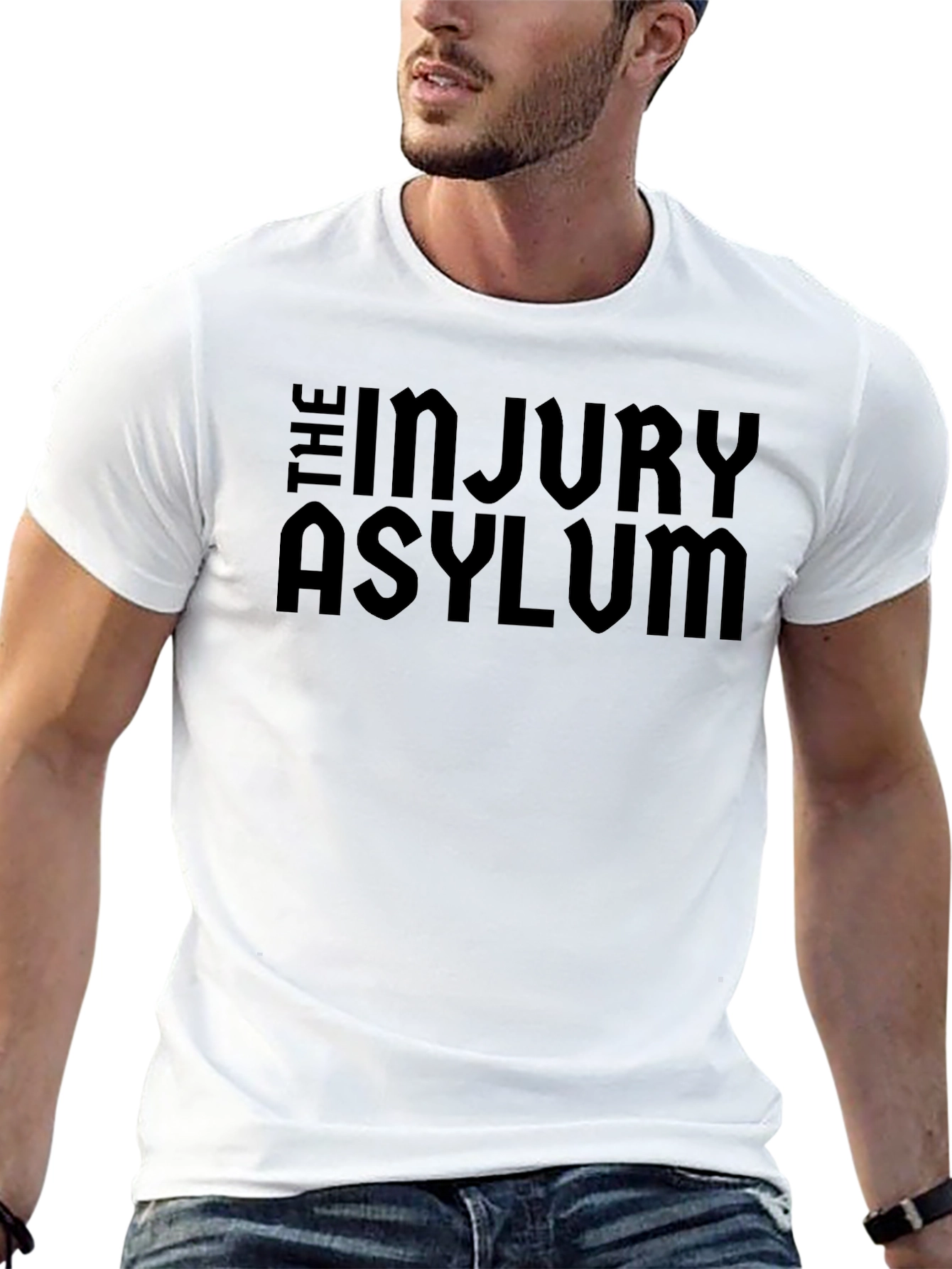 Black The Injury Asylum Black Graphic Tee view 13