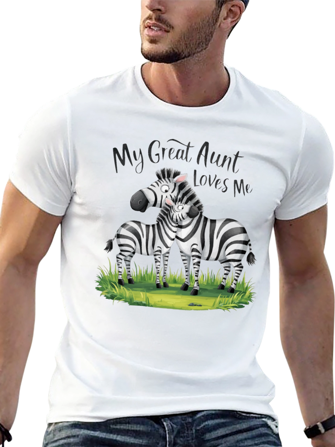 Black Zebra 'My Great Aunt Loves Me' Graphic Tee view 13