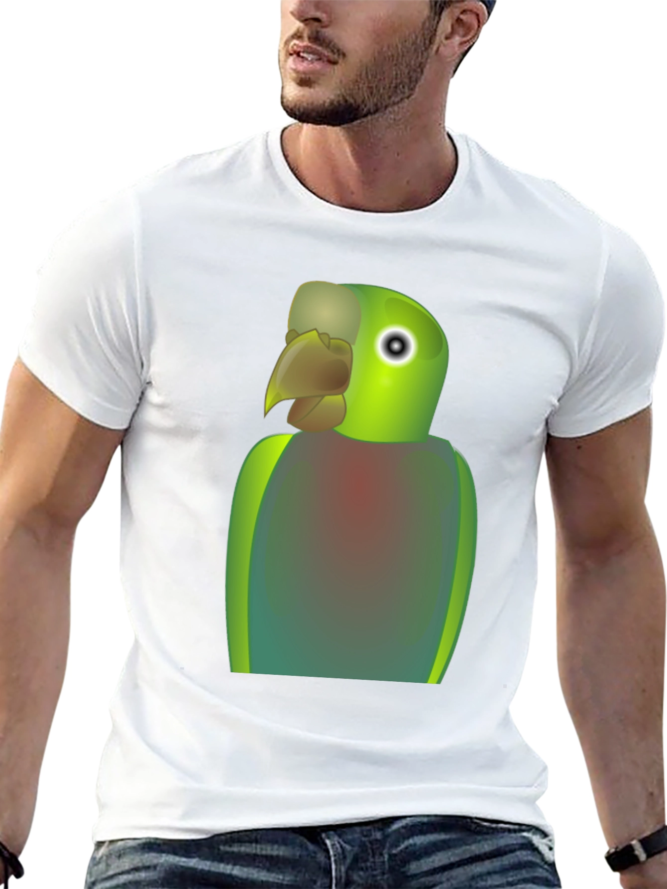 Parrot Graphic T-Shirt - Quirky Bird Lover Tee - 13